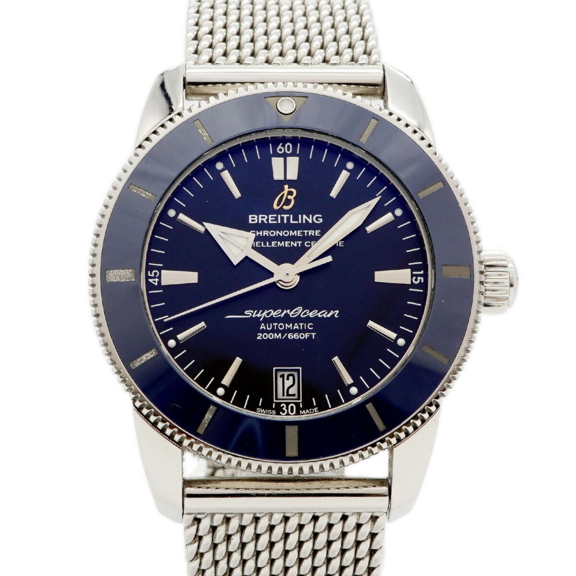 Breitling Superocean AB201016 AB2010 Black Dial Men's Watch