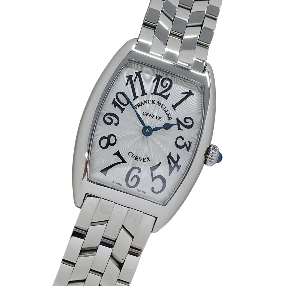 Franck Muller Tonneau Curvex 1752QZ Silver Dial 25mm Watch