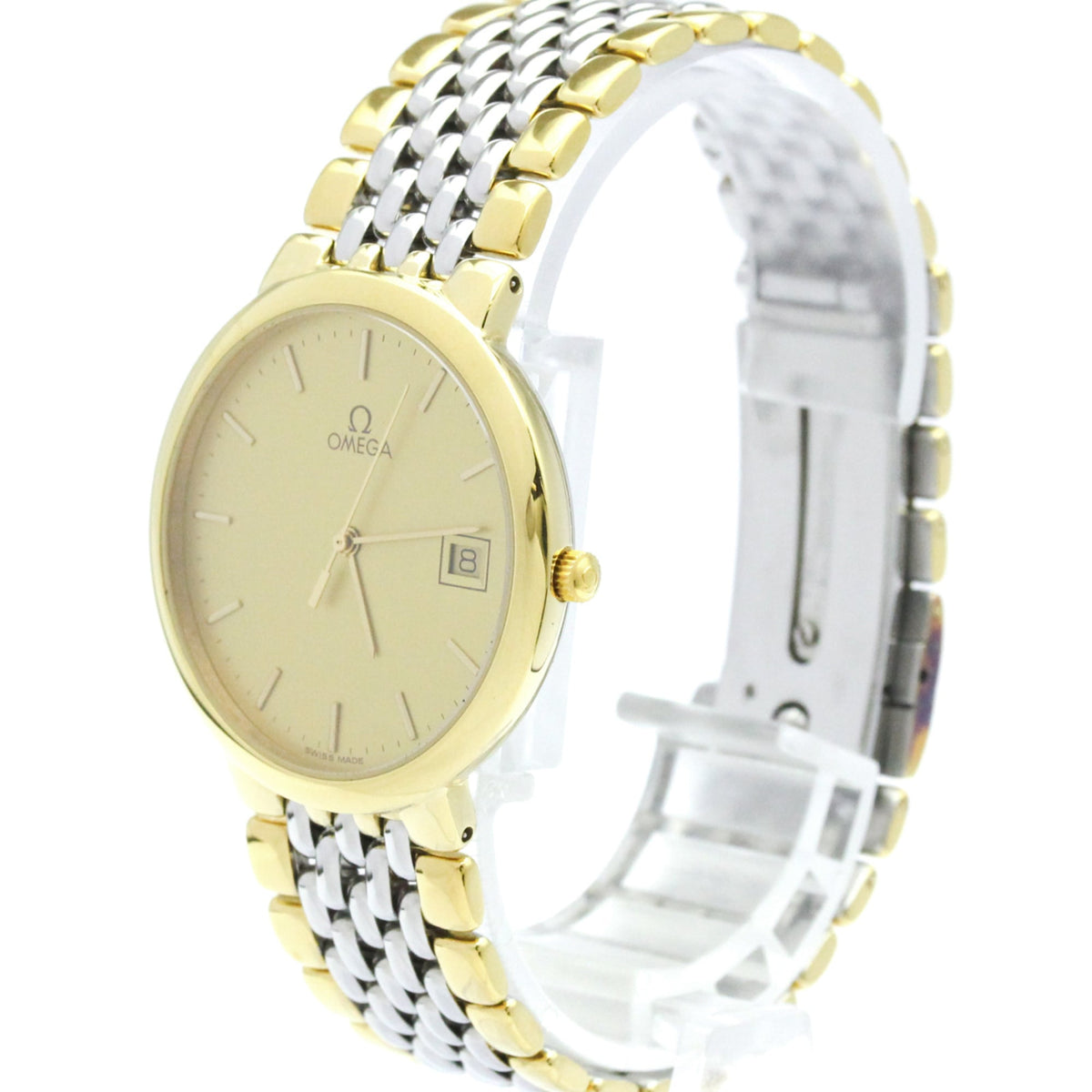 Omega De Ville 396.1012 Gold Dial 32mm Watch
