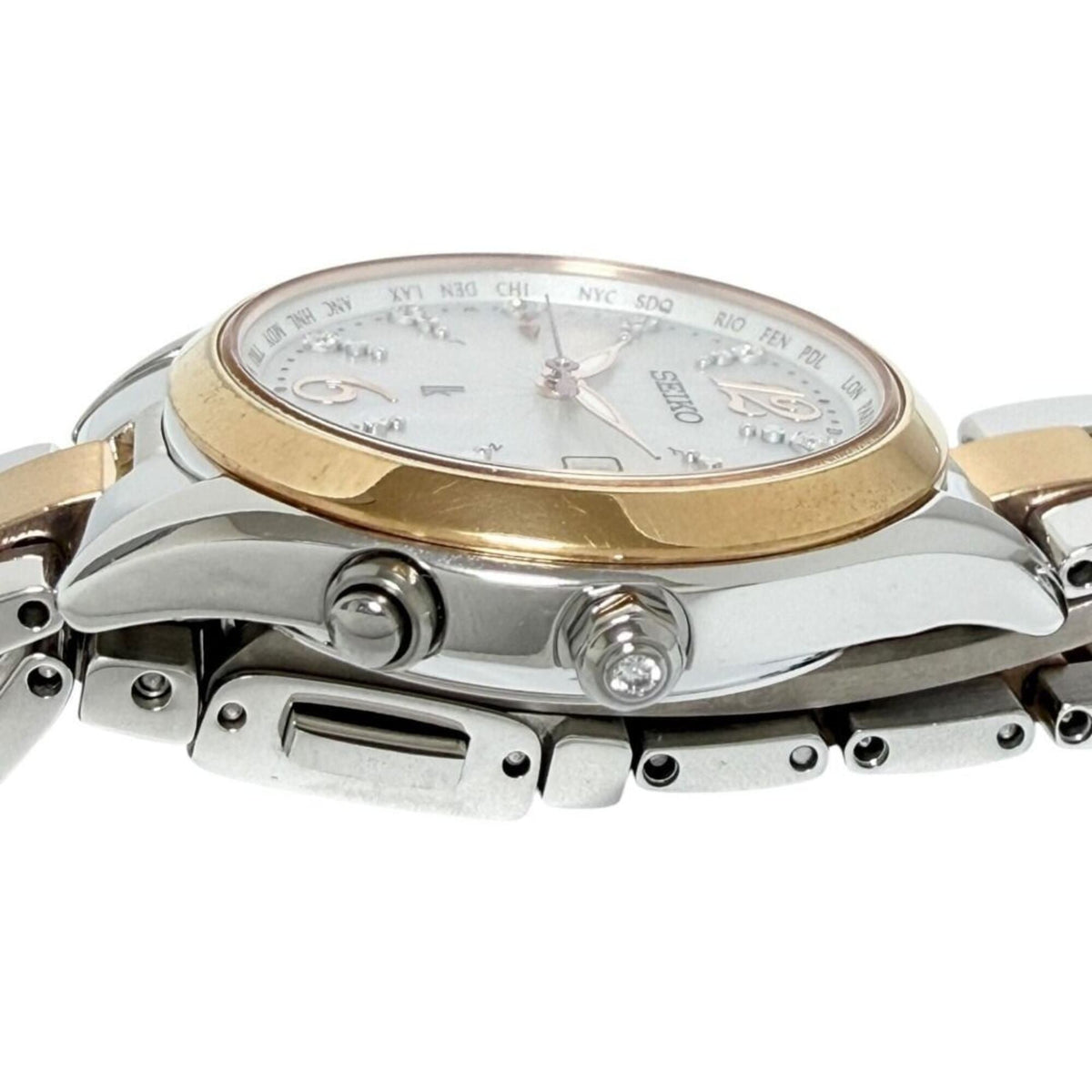 Seiko Lukia SSQV038 White shell Dial 28mm Watch