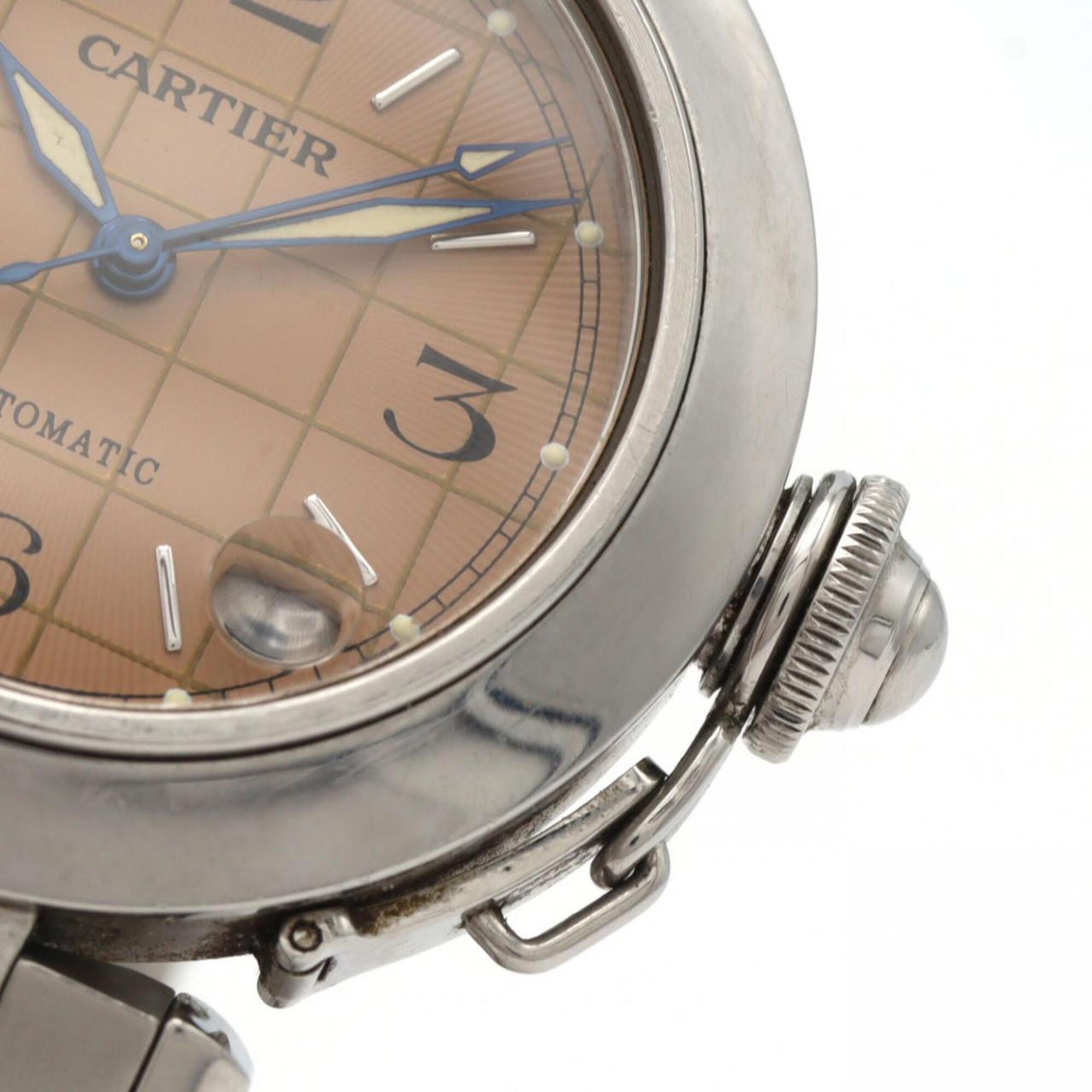 Cartier Pasha C W31024M7 Pink Dial 35mm Watch