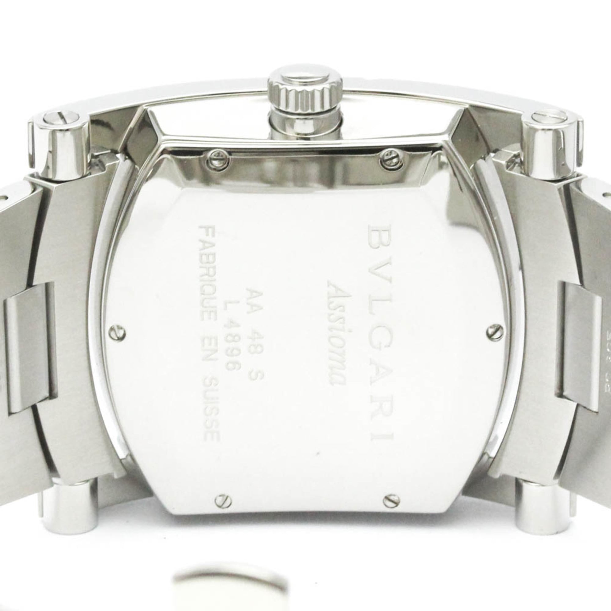 BVLGARI Assioma Herrenuhr aus Edelstahl Automatik AA48S