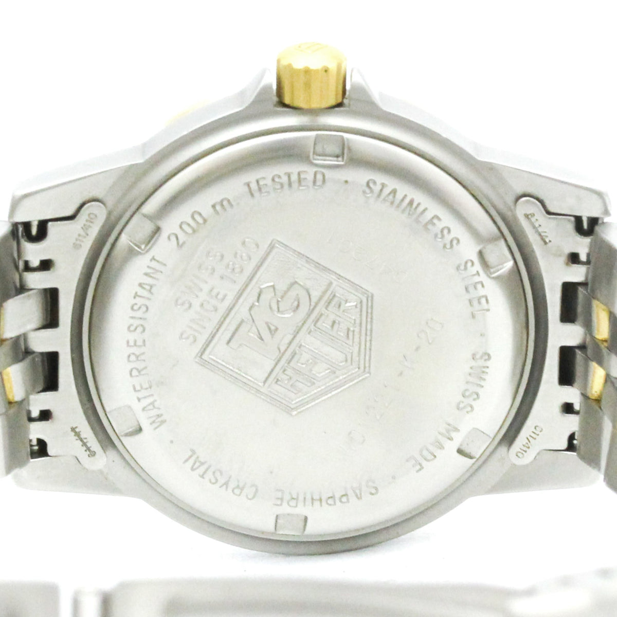 TAG Heuer Professional WD1221-K-20 Silver Dial 36mm Watch