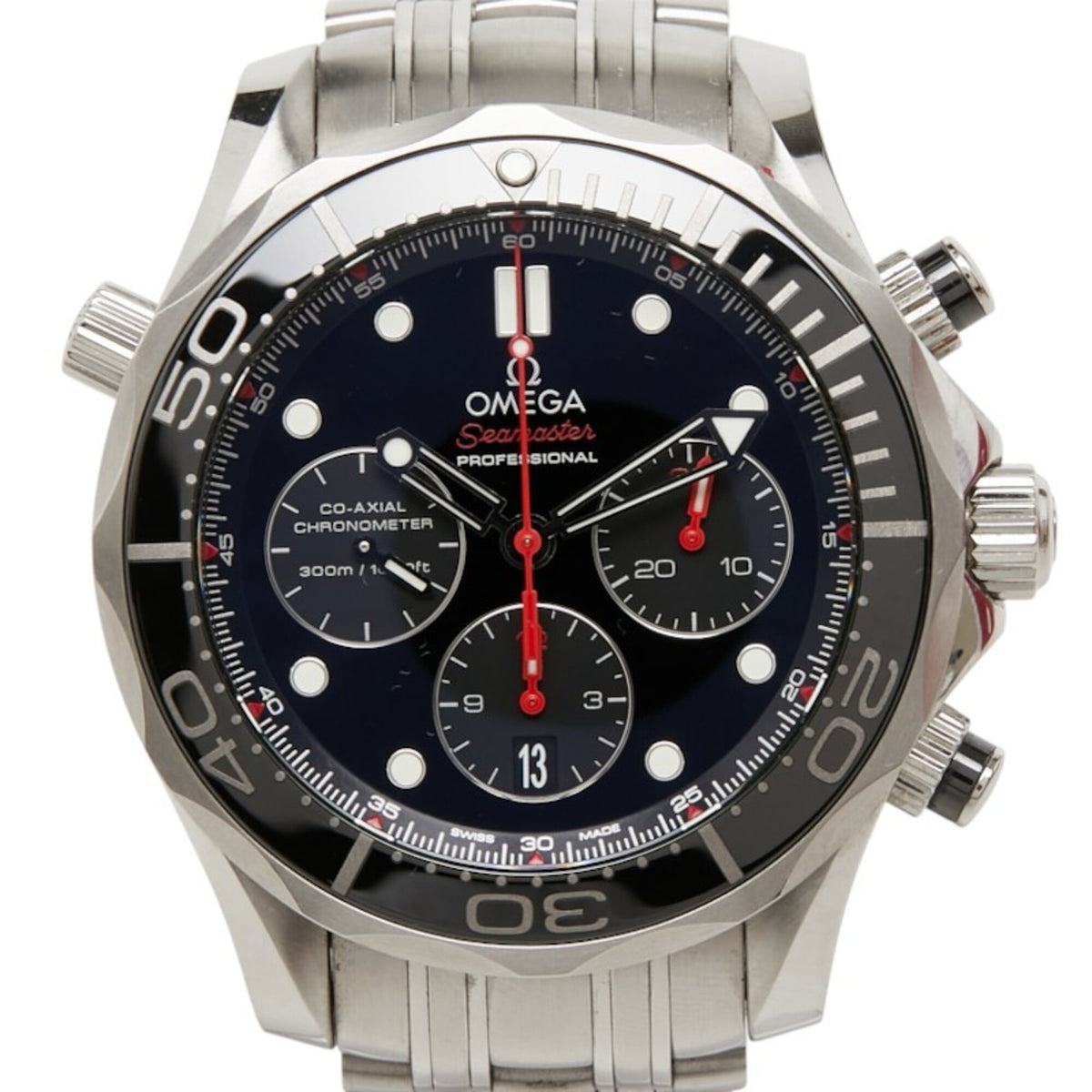 Omega Seamaster Diver 300M Co-Axial met zwarte wijzerplaat, 44 mm