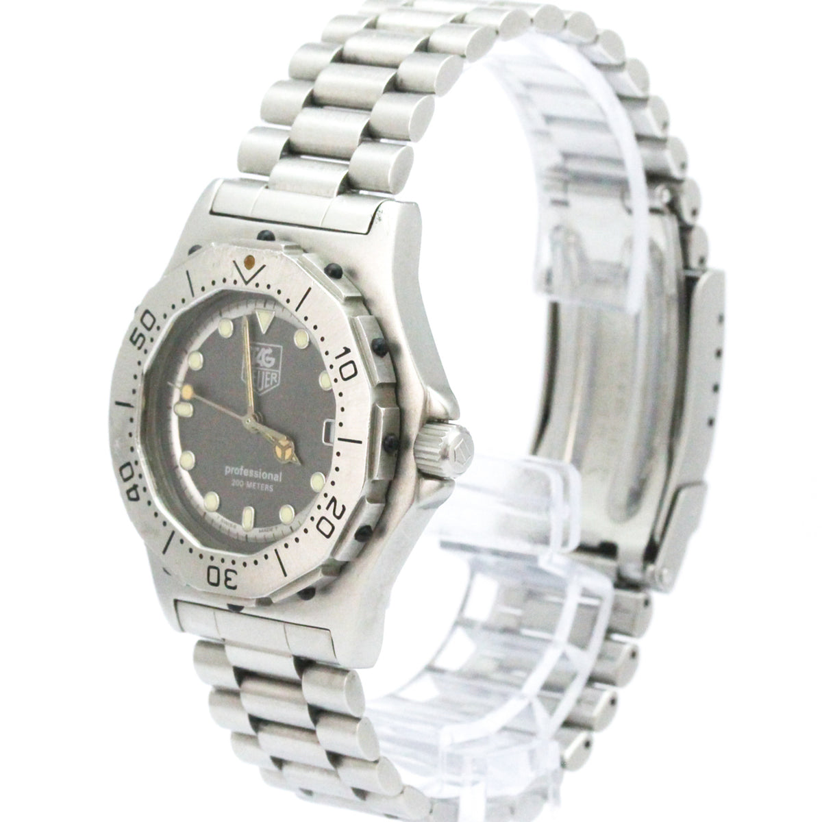 TAG Heuer 3000-serie 932.213 Horloge met grijze wijzerplaat, 34 mm