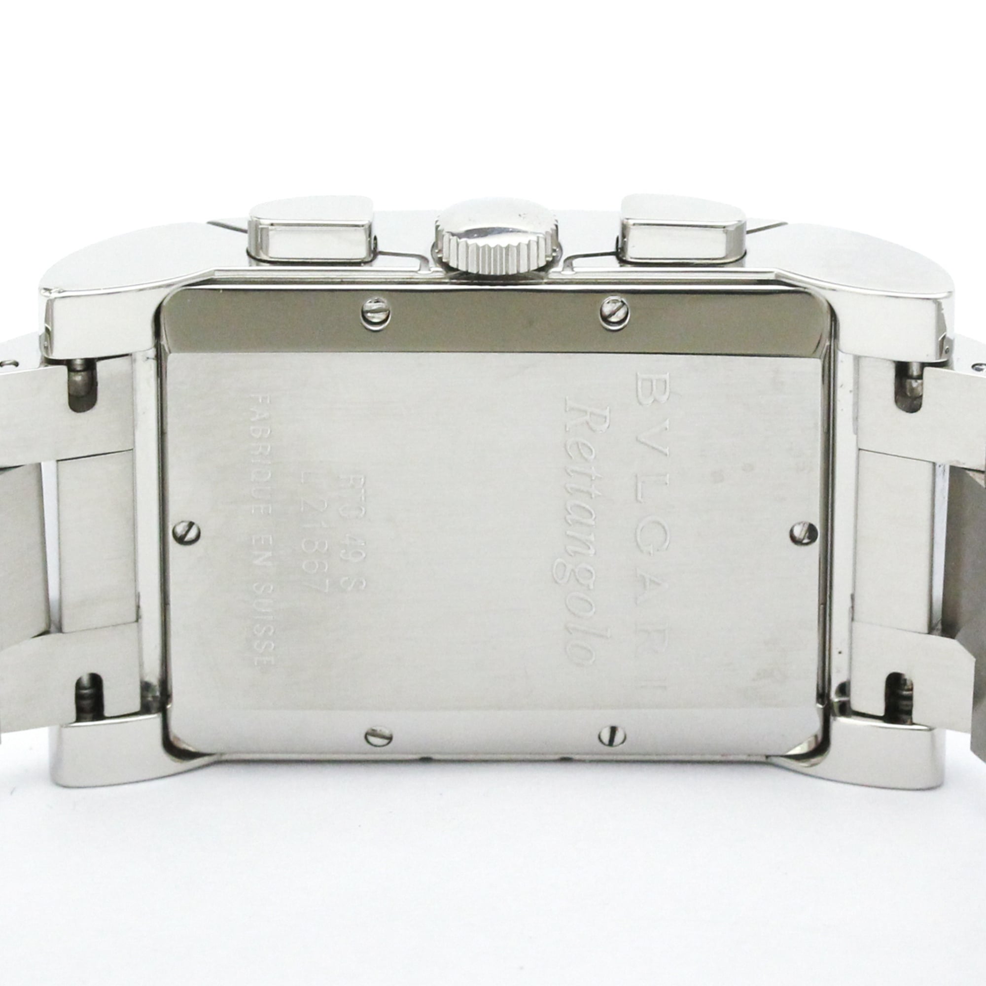 Bulgari Rettangolo RTC49S White Dial 49mm Watch