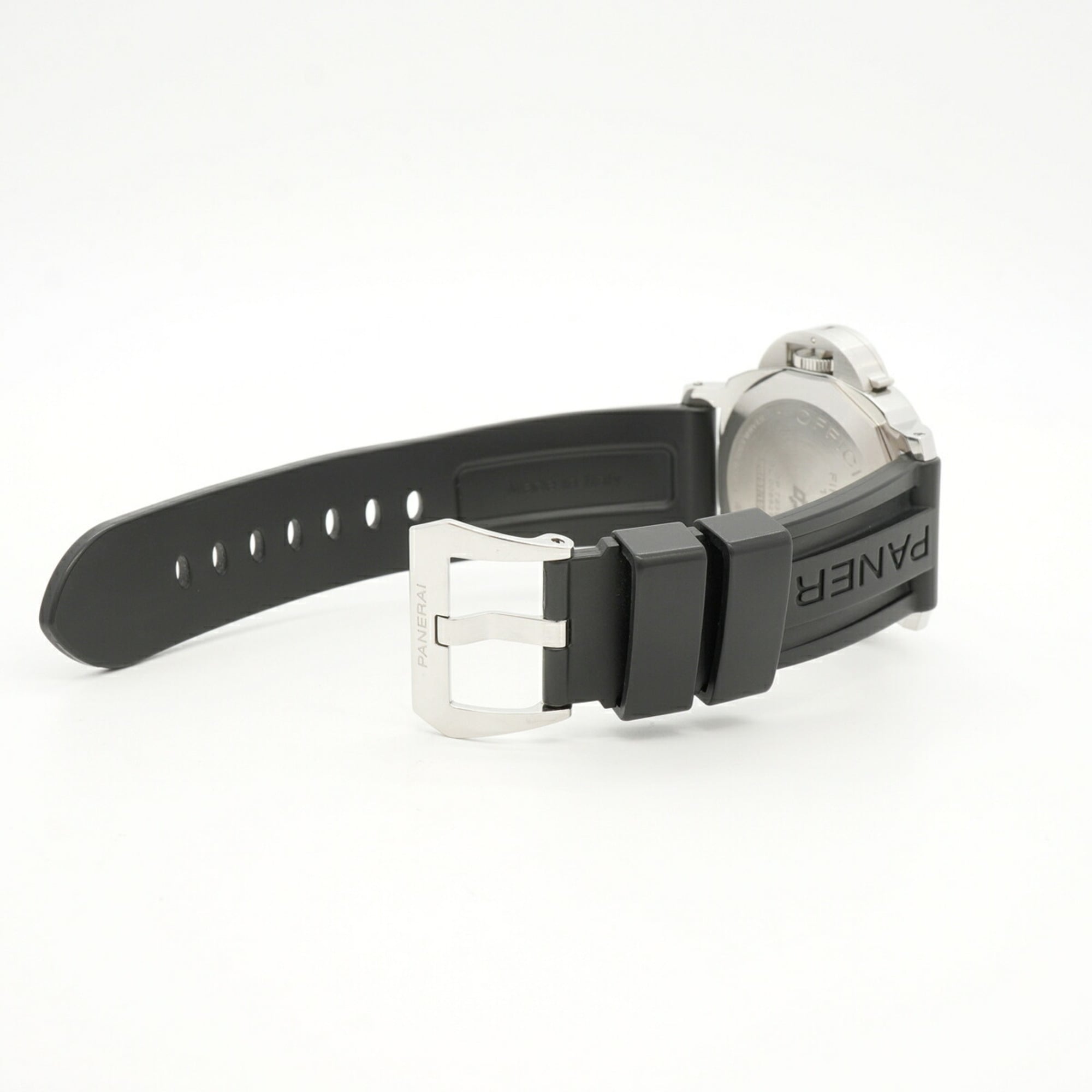 Panerai Officine Panerai Luminor Marina 3 Days Acciaio PAM00777 Schwarz Zifferblatt 43 mm Uhr