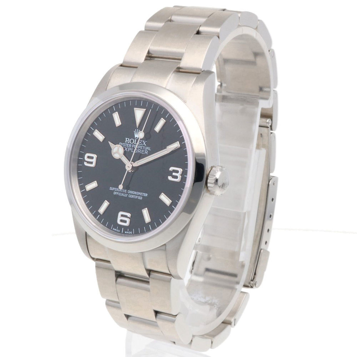 Rolex Explorer Oyster Perpetual 114270 Schwarz Zifferblatt 36 mm Uhr