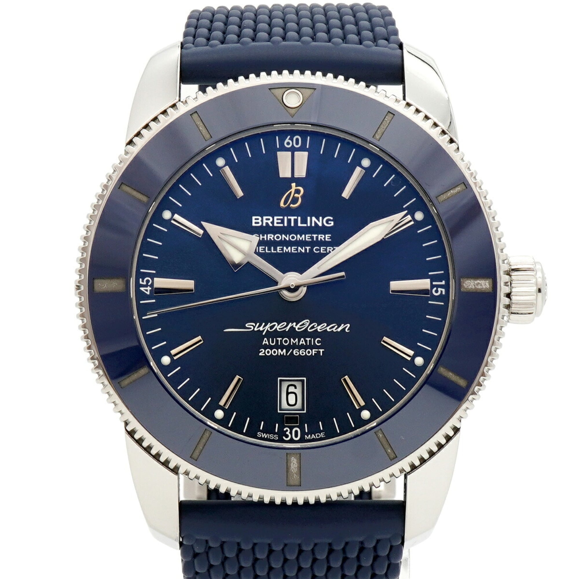 Breitling Superocean Heritage II B20 AB2020 Blue Dial 45mm Watch