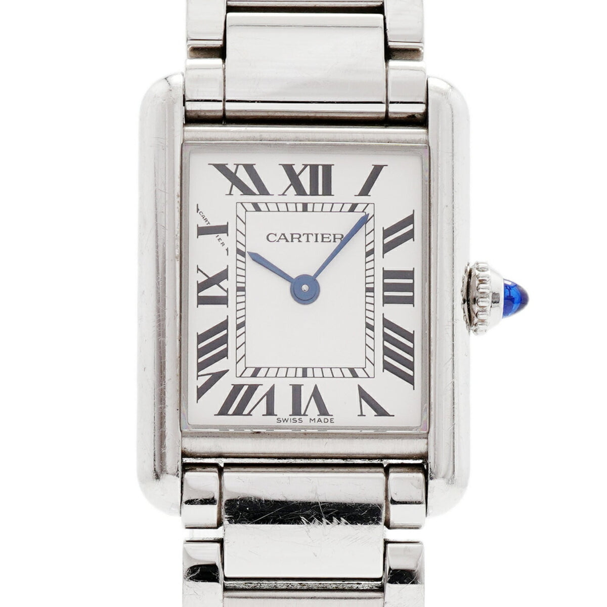 Cartier Tank Must SM WSTA0107 Silber Zifferblatt 22 mm Uhr