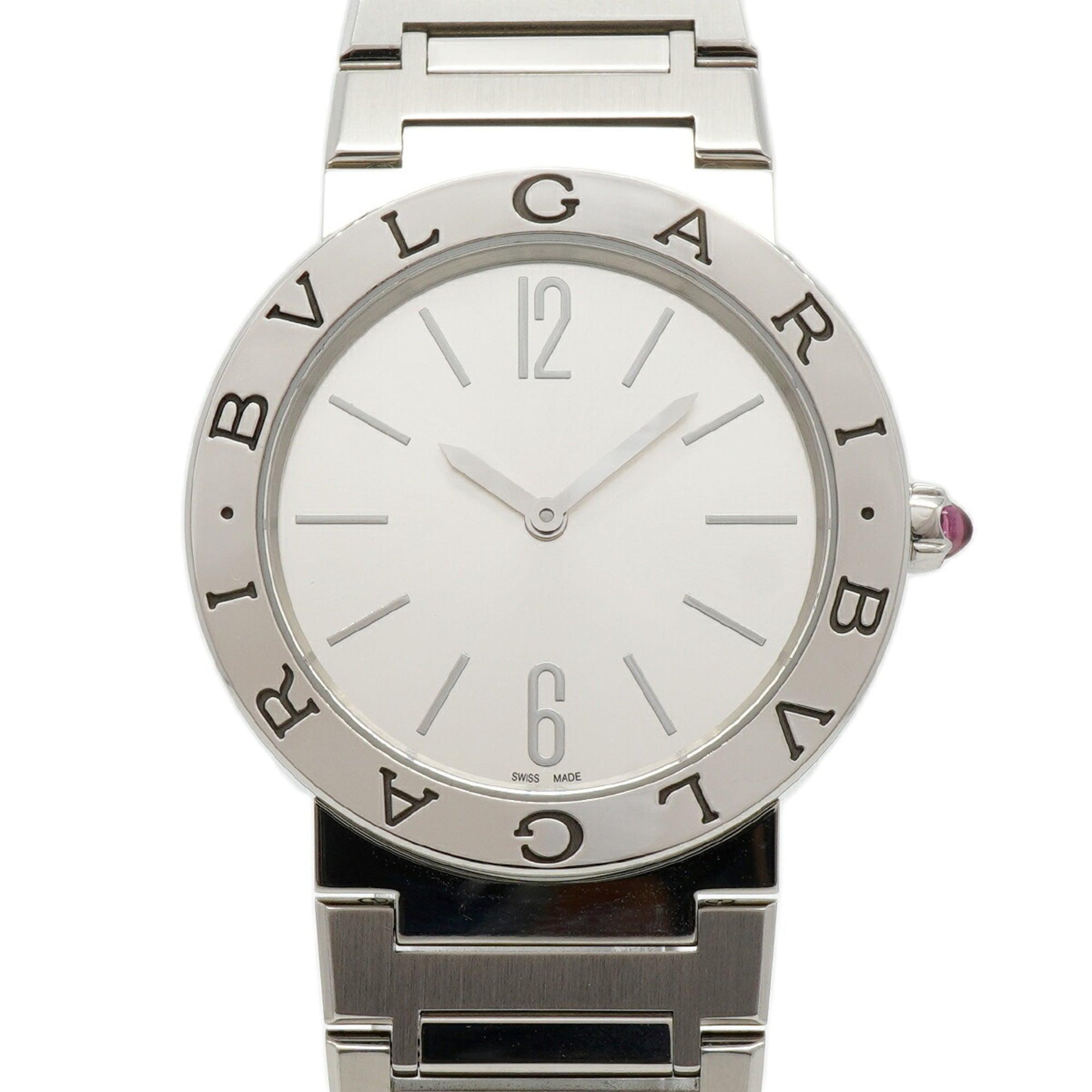 Bvlgari BB33S/103575 Silber Zifferblatt 33 mm Uhr