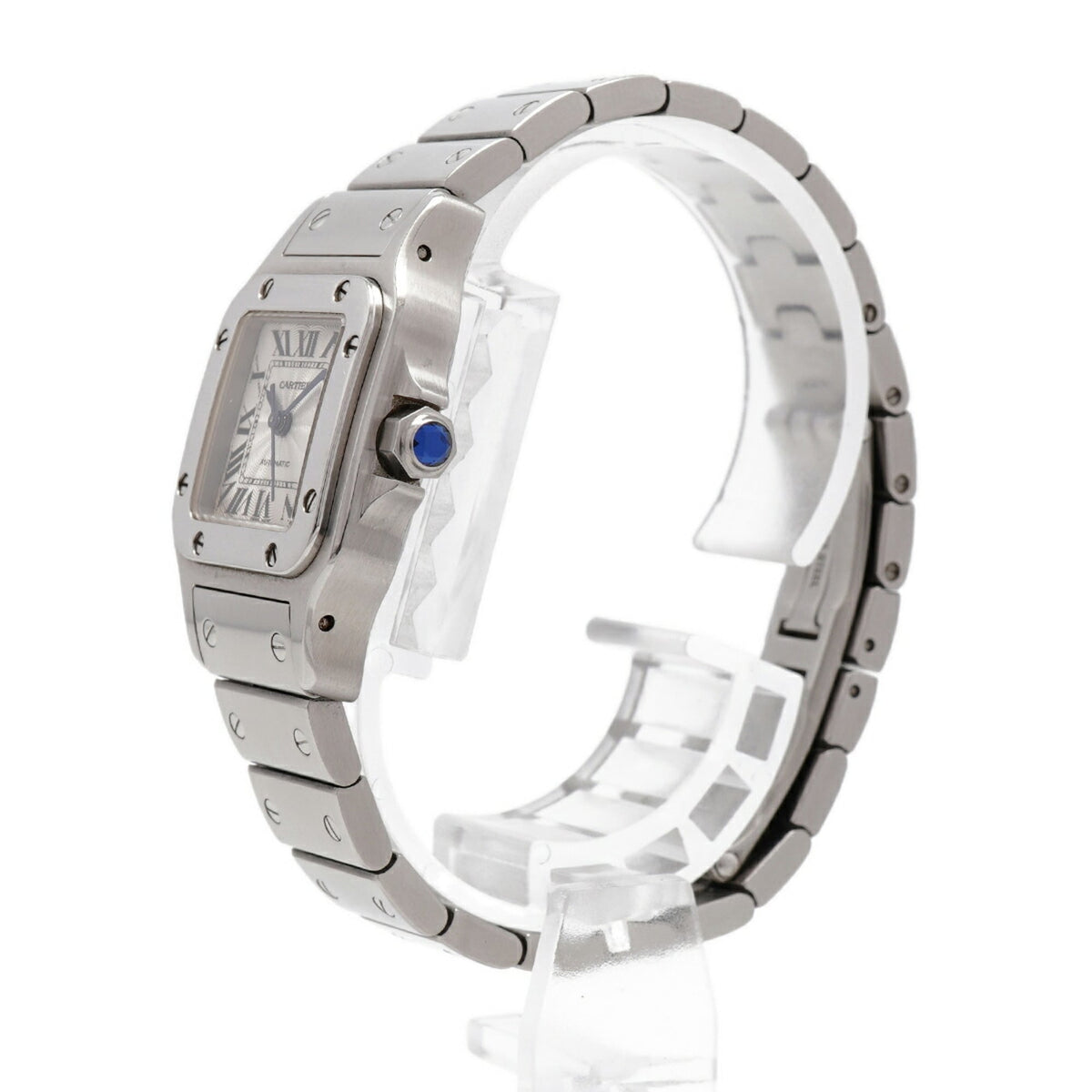 Cartier Santos Galbee SM W20054D6 Silber Zifferblatt 24 mm Uhr