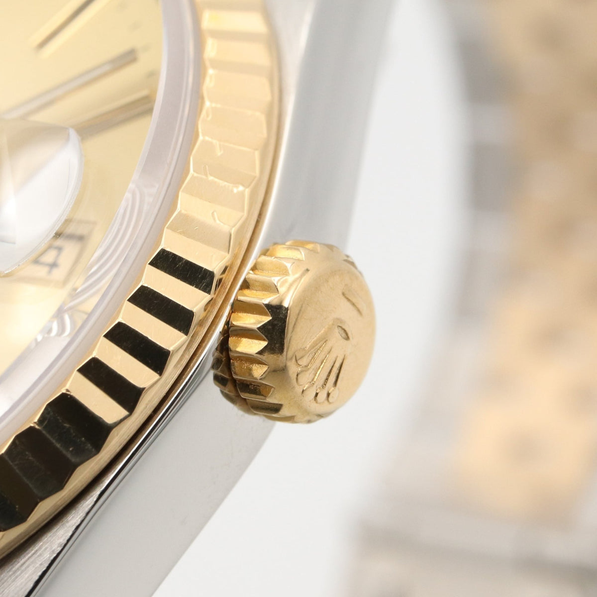 Rolex Datejust L-series 16233 Champagne, Gold Dial 36mm Watch