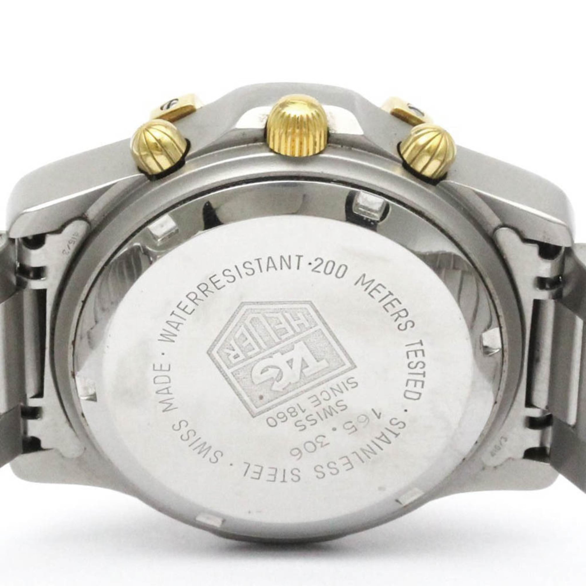 TAG HEUER 2000 Chronograph Gold Plated Steel Automatic Mens Watch 165.306
