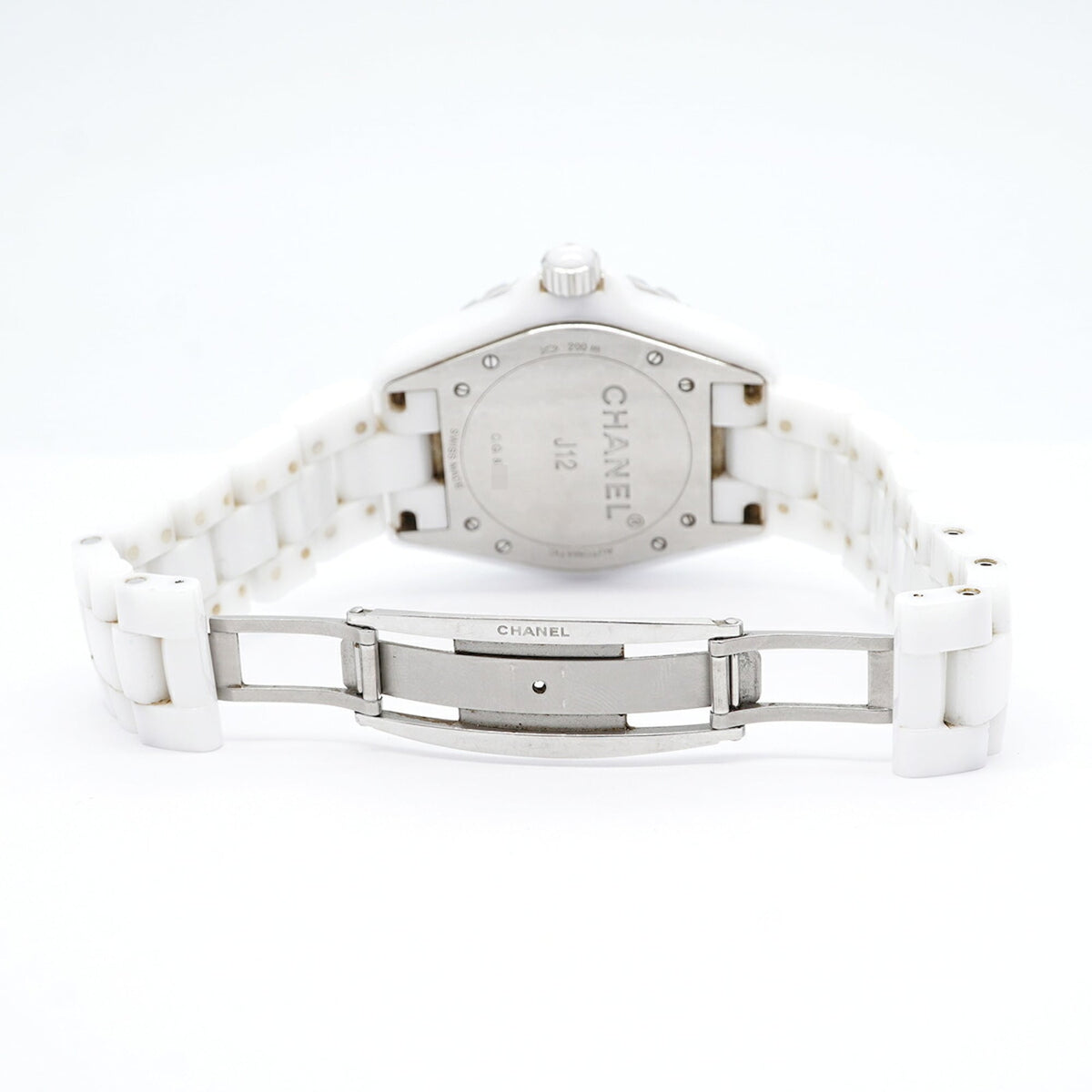 Chanel J12 H0970 horloge met witte wijzerplaat 39mm