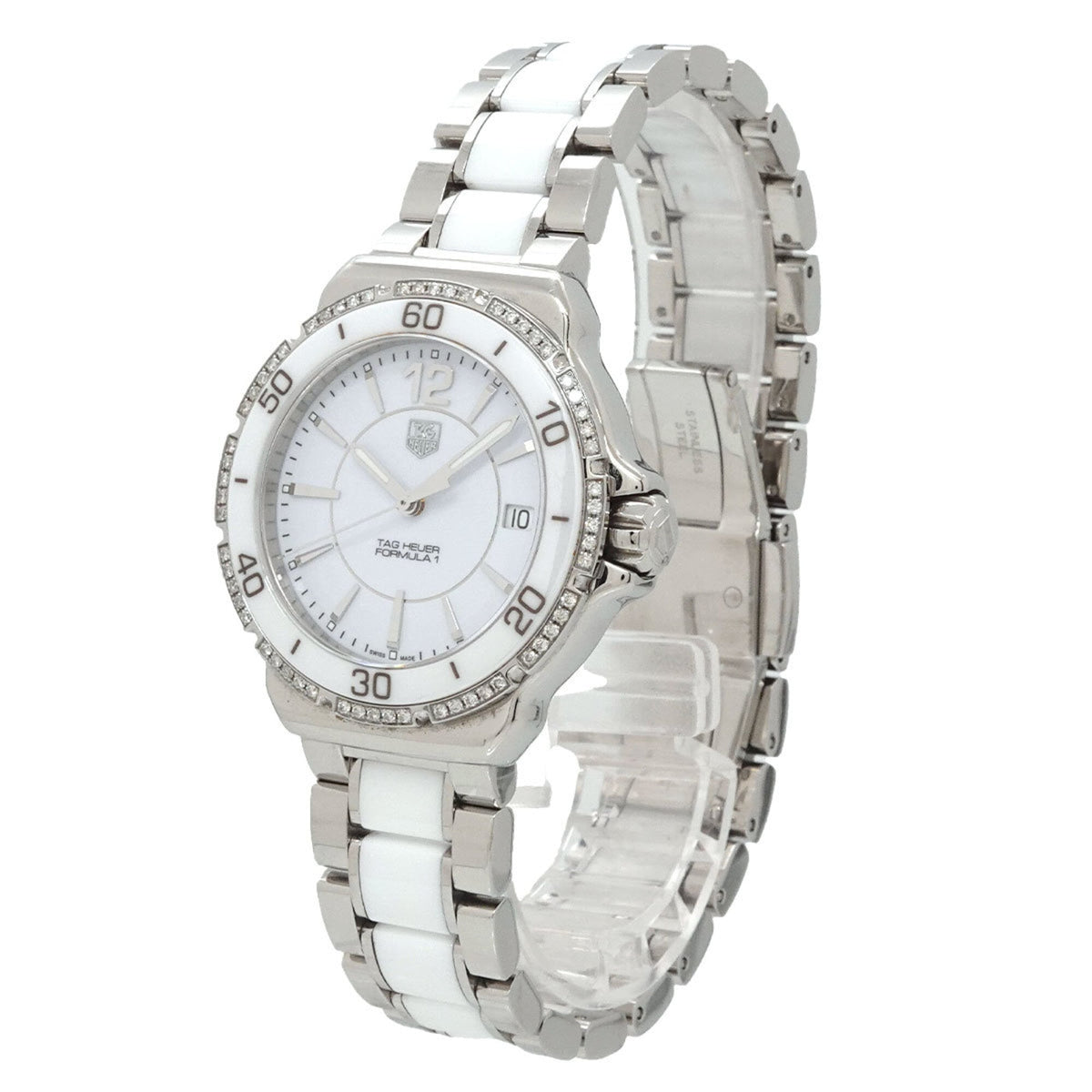 TAG Heuer Formula WAH1213 White Dial 34mm Watch