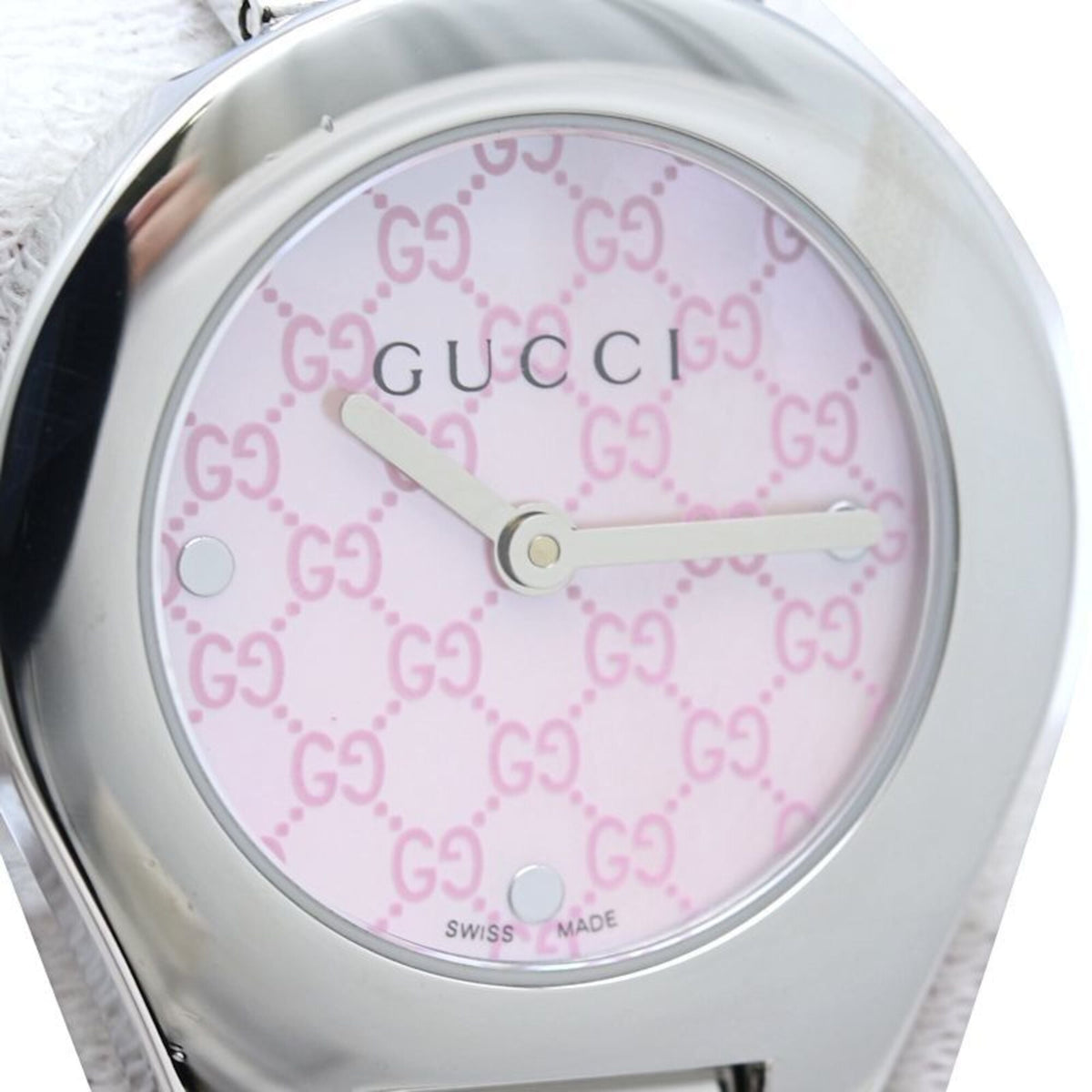 Gucci Serie 6700 YA067507 6700L Rosa Gehäuse Zifferblatt 26 mm Uhr