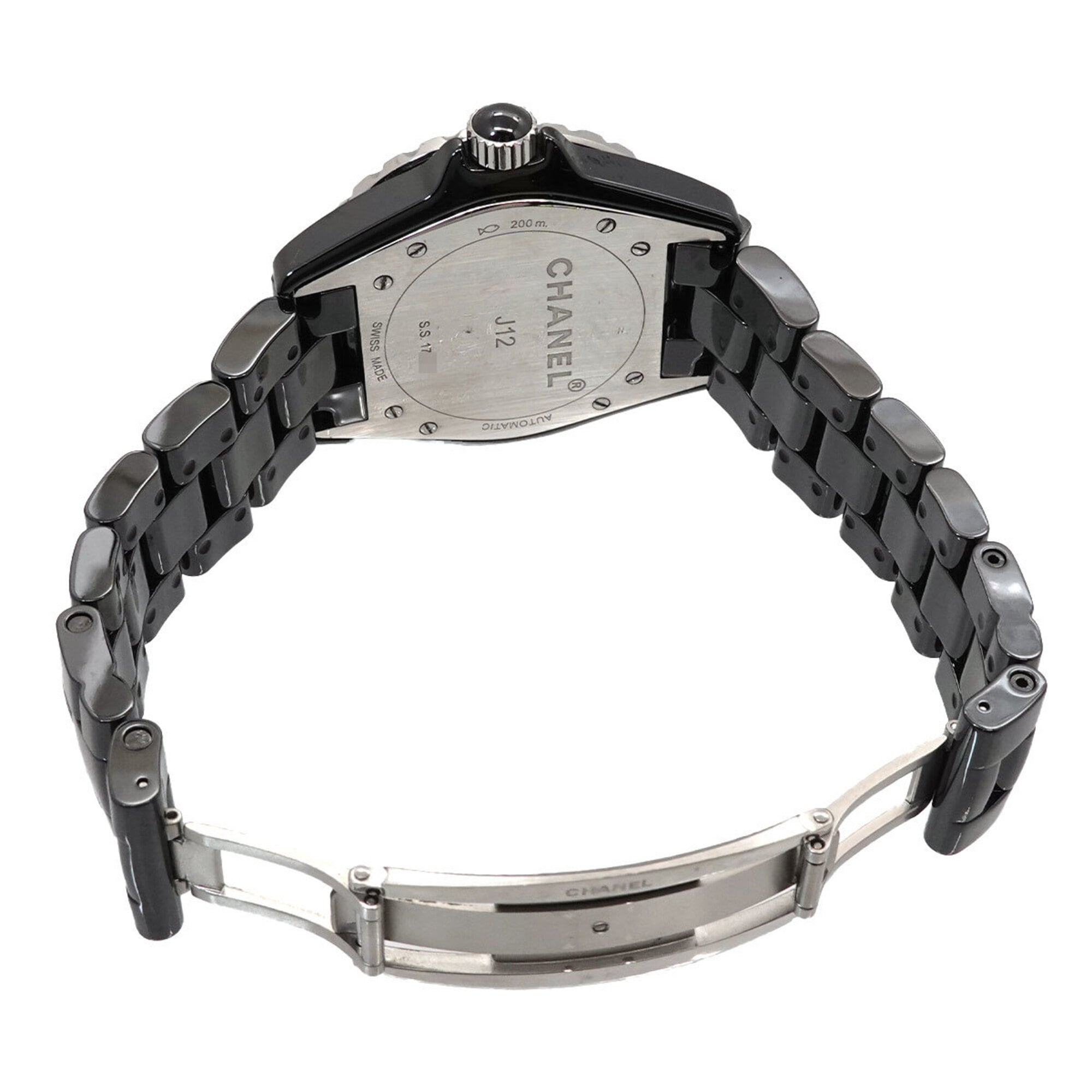 Chanel J12 38mm H0685 Black Ceramic Date Automatic Self-