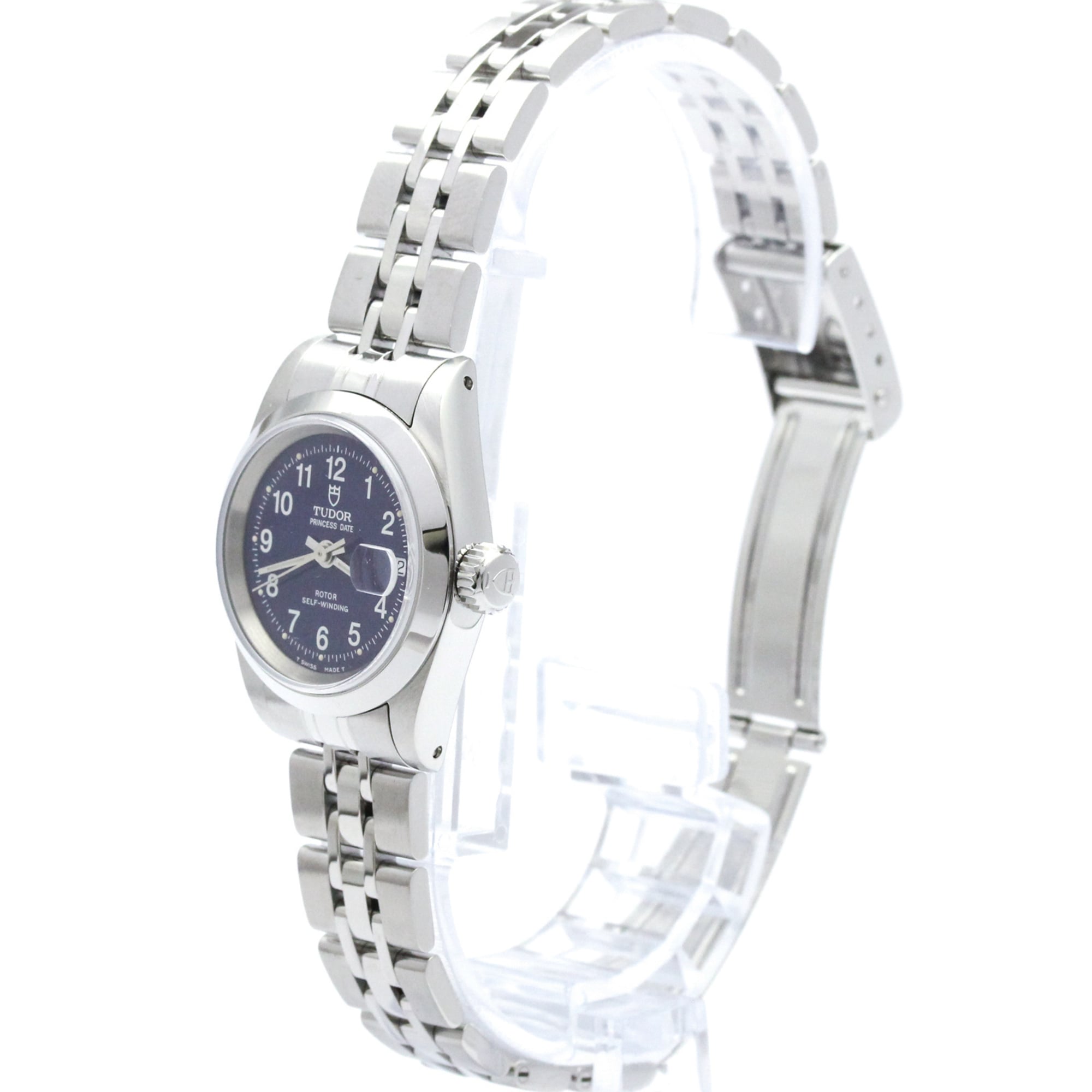 Tudor Princess Oyster Date 92400N Blue Dial 25mm Watch