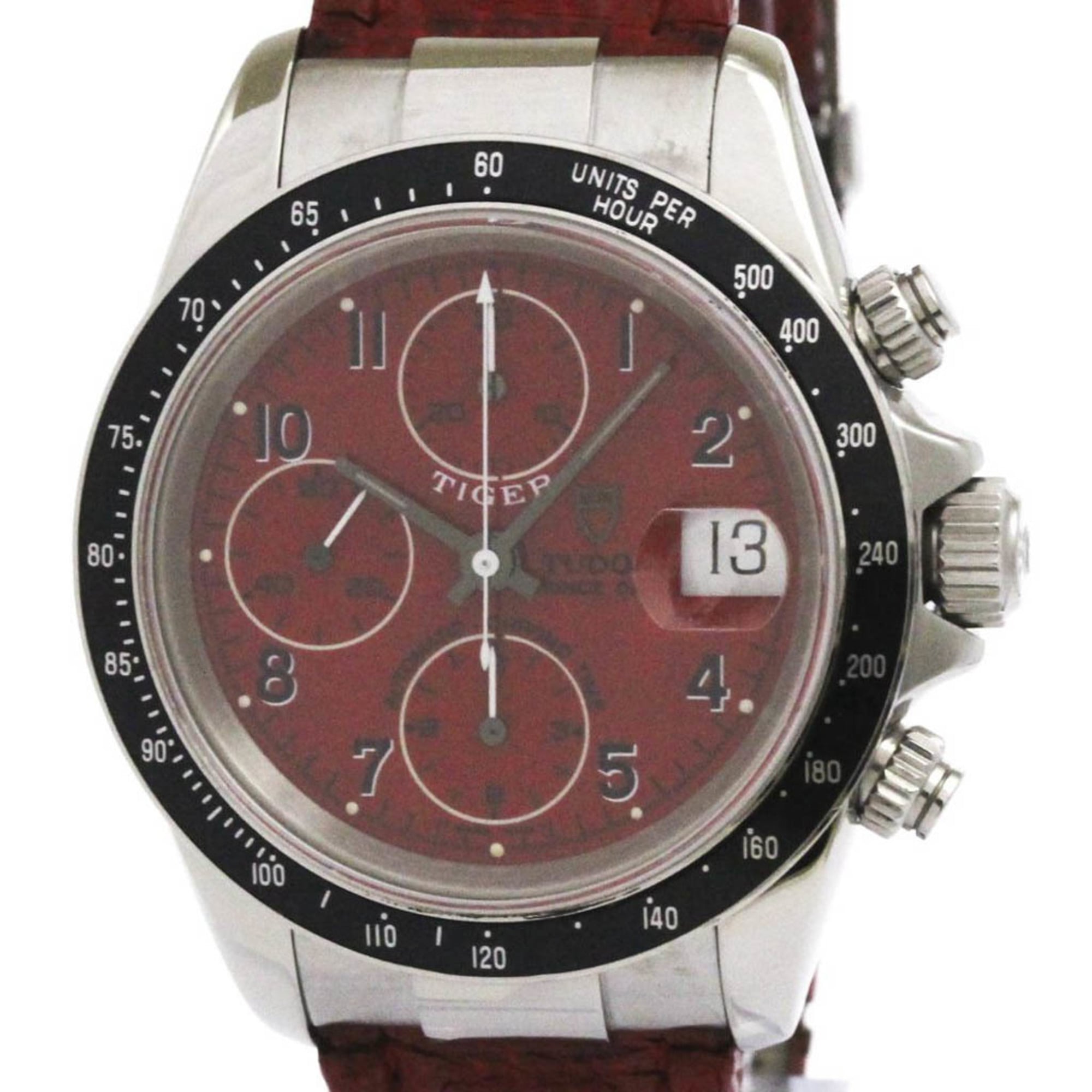 Tudor Prince Date 79260 Red color Dial 40mm Watch