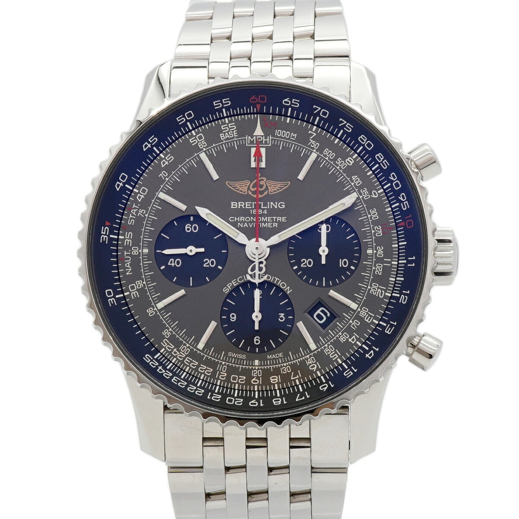 Breitling Navitimer 1 B01 AB0121 Gray Dial 42mm Watch