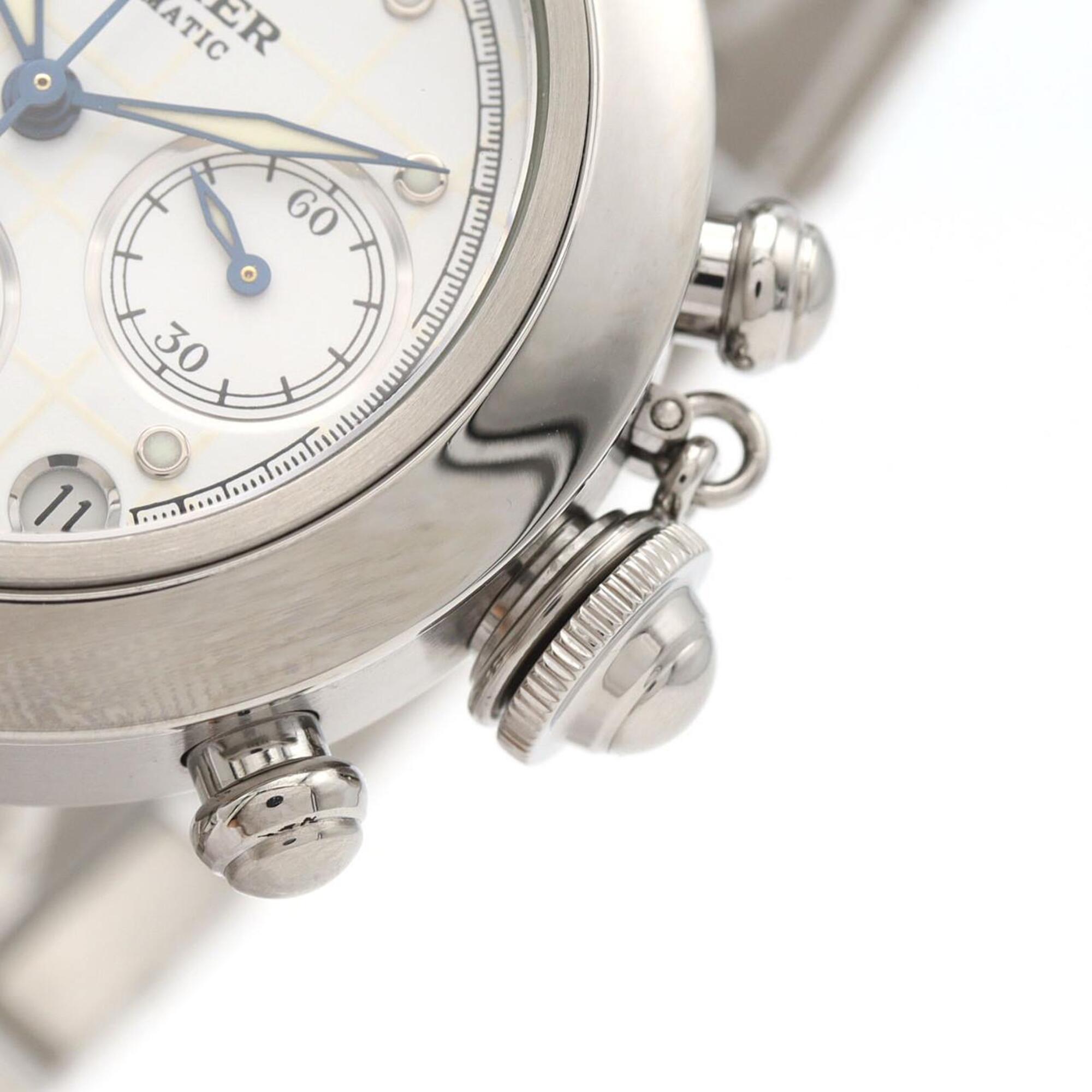 Cartier Pasha W31039M7 White Dial Stainless steel 36mm Watch