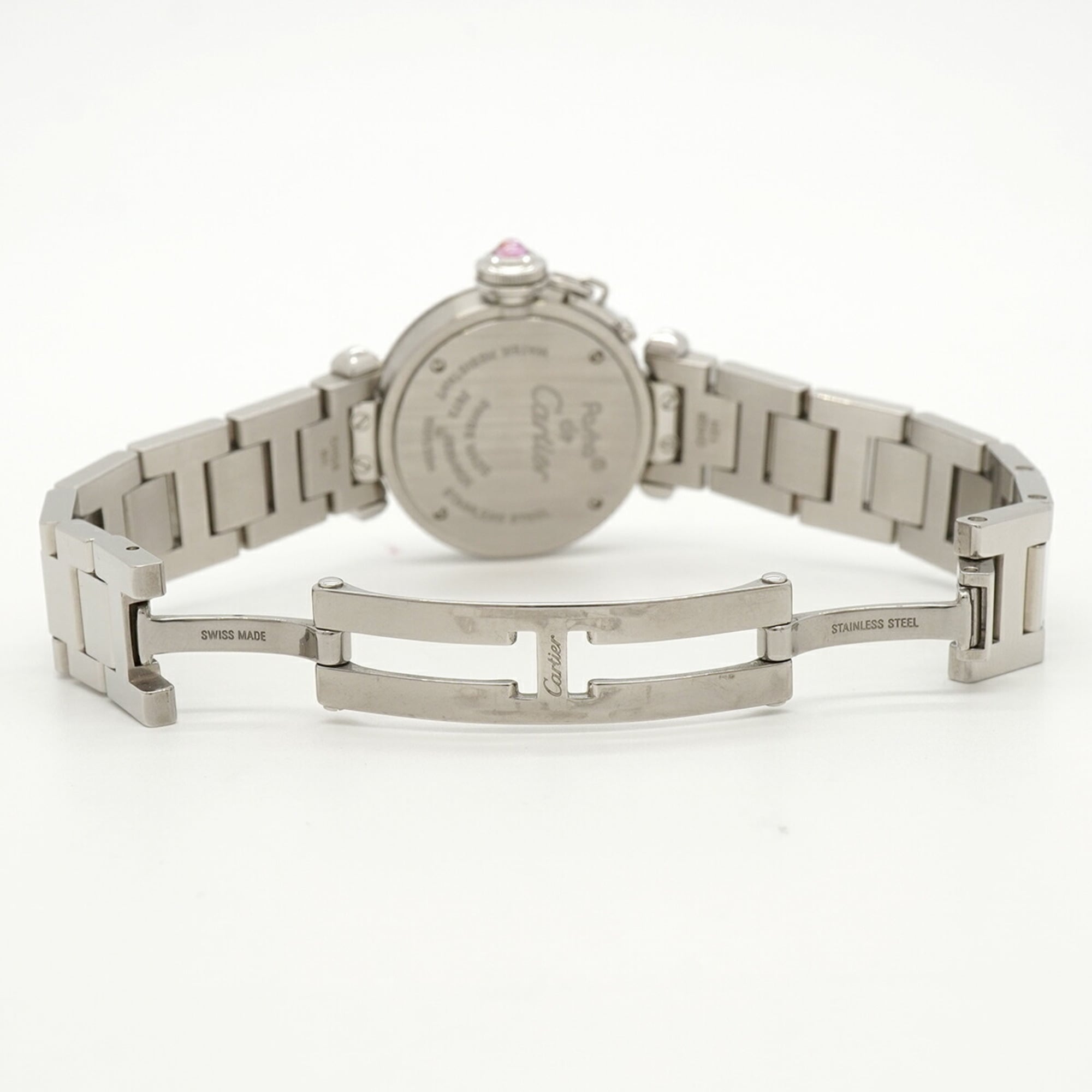 Cartier Miss Pasha W3140008 Pink Dial 27mm Watch
