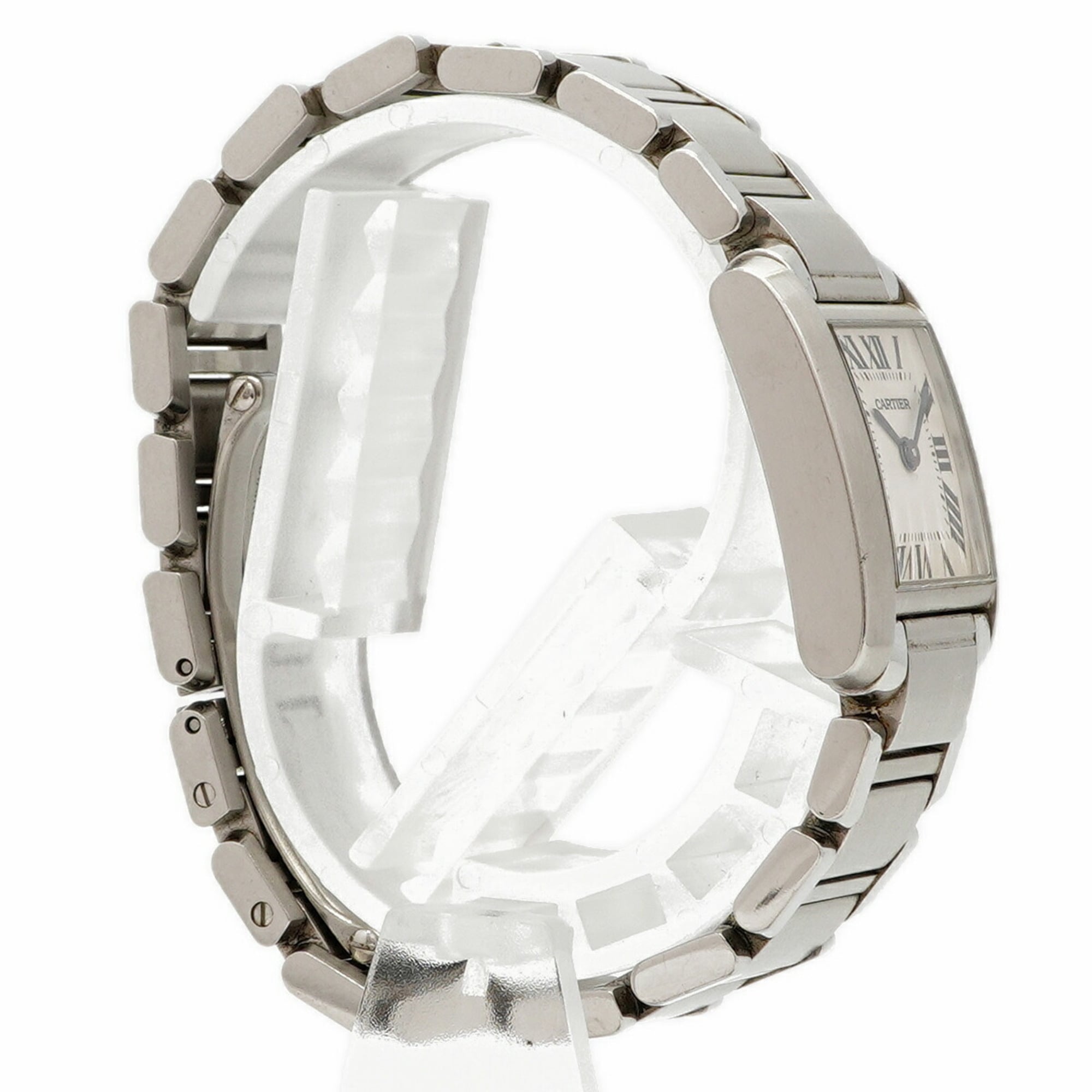 Cartier Tank francaise W51008Q3 Ivory Dial 20mm Watch