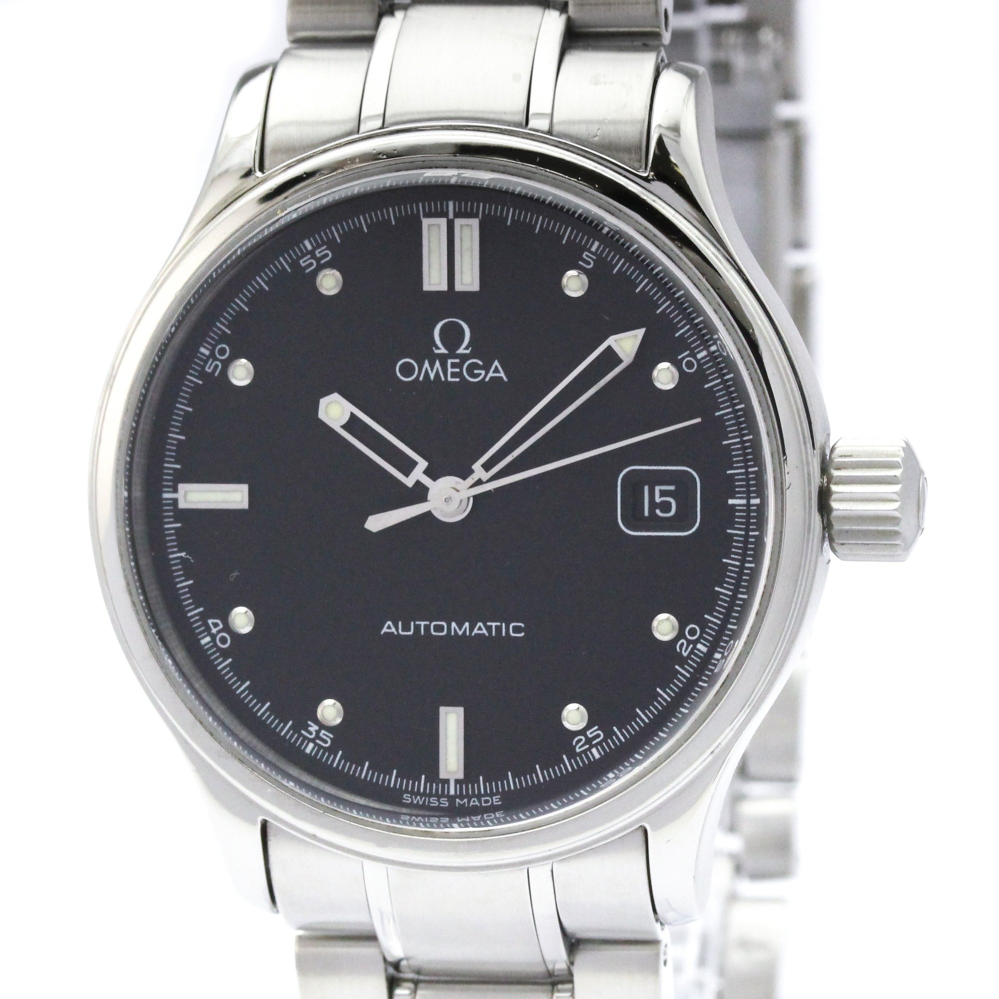 OMEGA Classic Stainless Steel Automatic Mens Watch 5203.50 Polished