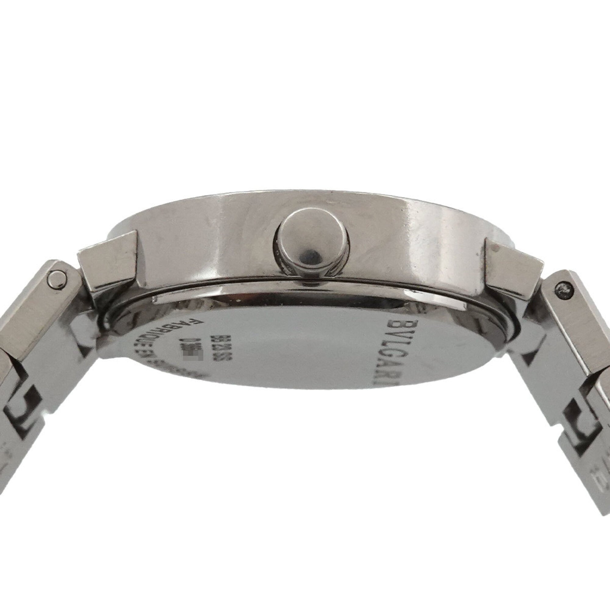 BVLGARI BB23SS dameshorloge met 12 diamanten, zilverkleurig, quartz