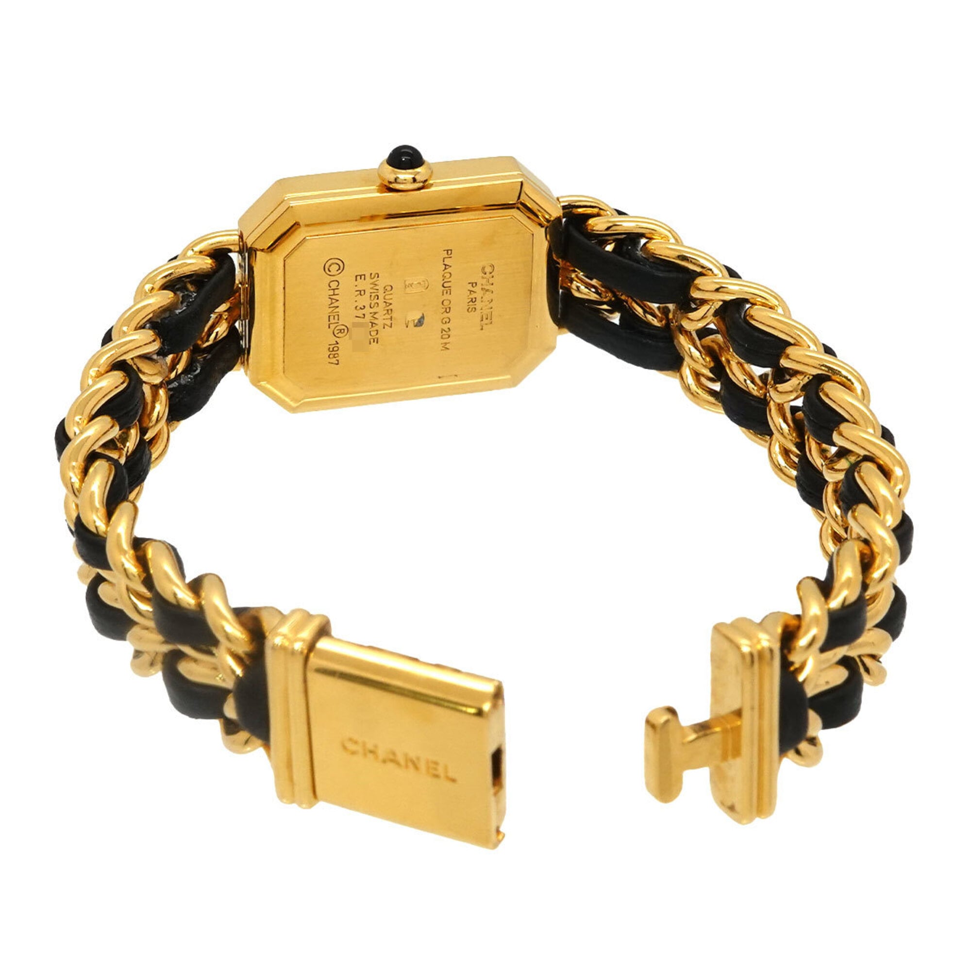 Montre Chanel Première, grand modèle, H0001, pour femmeNoir orQuartz