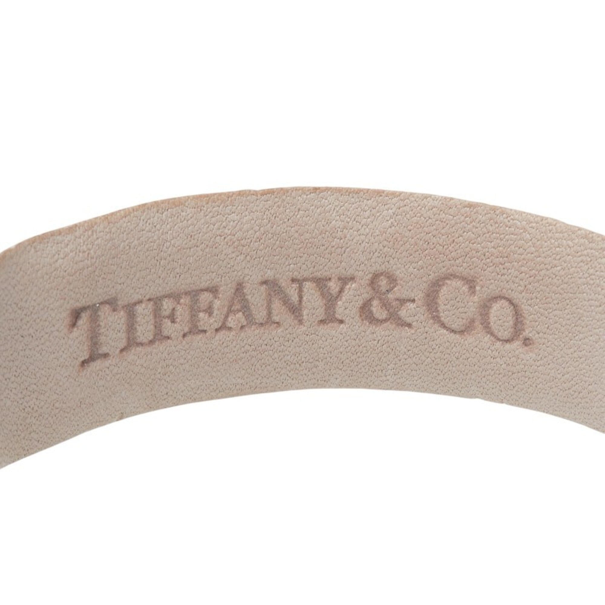 Tiffany & Co. Atlas Heart Uhr Z1300.11.11A20A71A Quarz Weiß Zifferblatt, Edelstahl, Lederarmband, Damenuhr Tiffany&Co.;