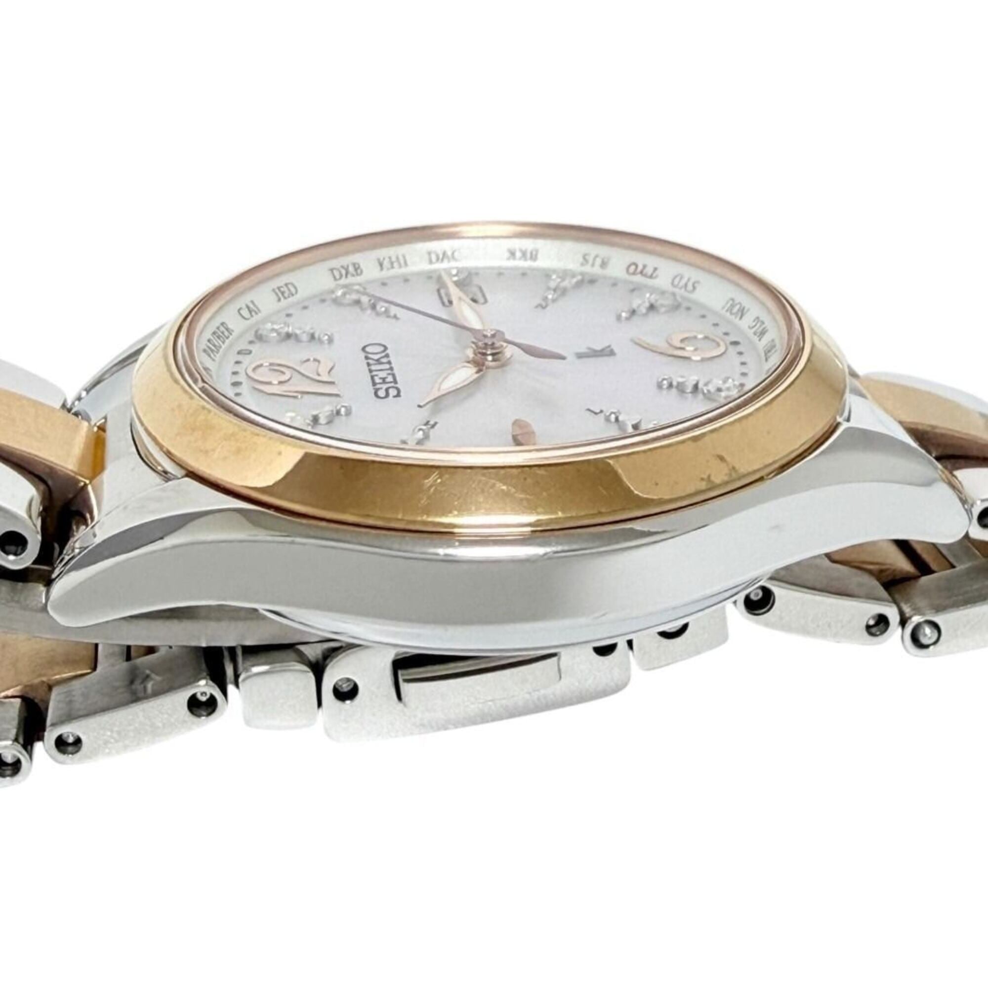 Seiko Lukia SSQV038 White shell Dial 28mm Watch