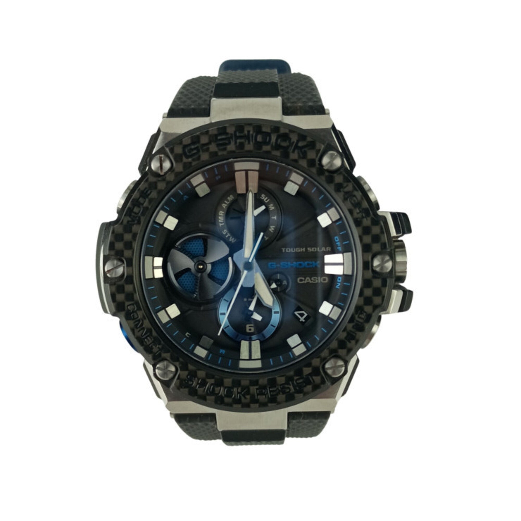 CASIO G-SHOCK G-STEEL GST-B100 Series GST-B100XA-1AJF Black Dial Resin SS Carbon Men's Watch