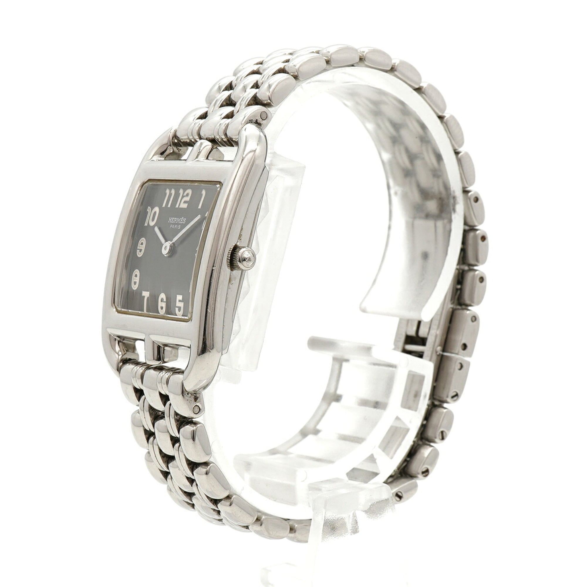 Hermes Cape Cod CC1.210, graues Zifferblatt, 23 mm Uhr