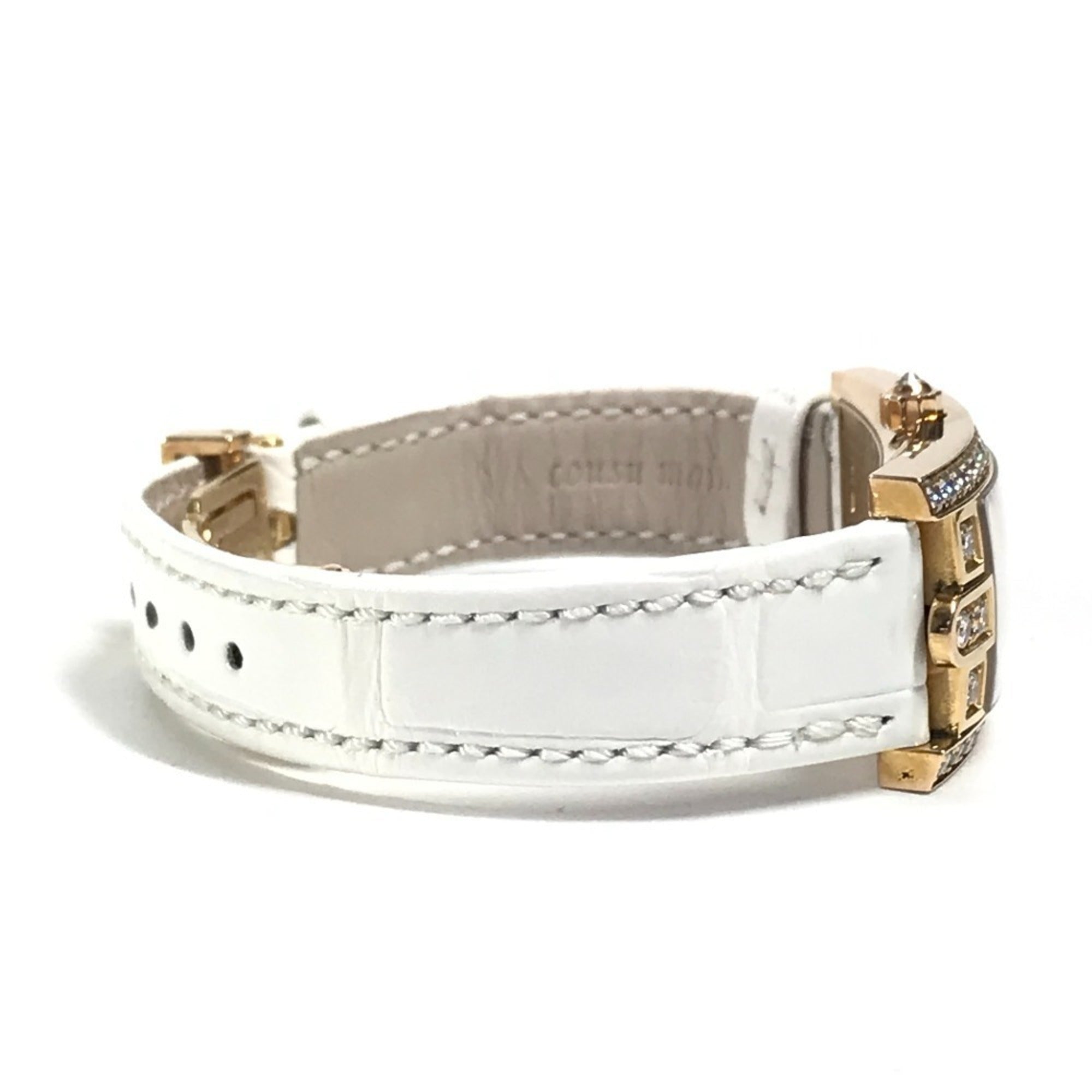 HARRY WINSTON 330 LQWL.M D3.1 Damenuhr „Lady Avenue C“ mit Diamantlünette, 18 Karat Gold, Au750, Weiß