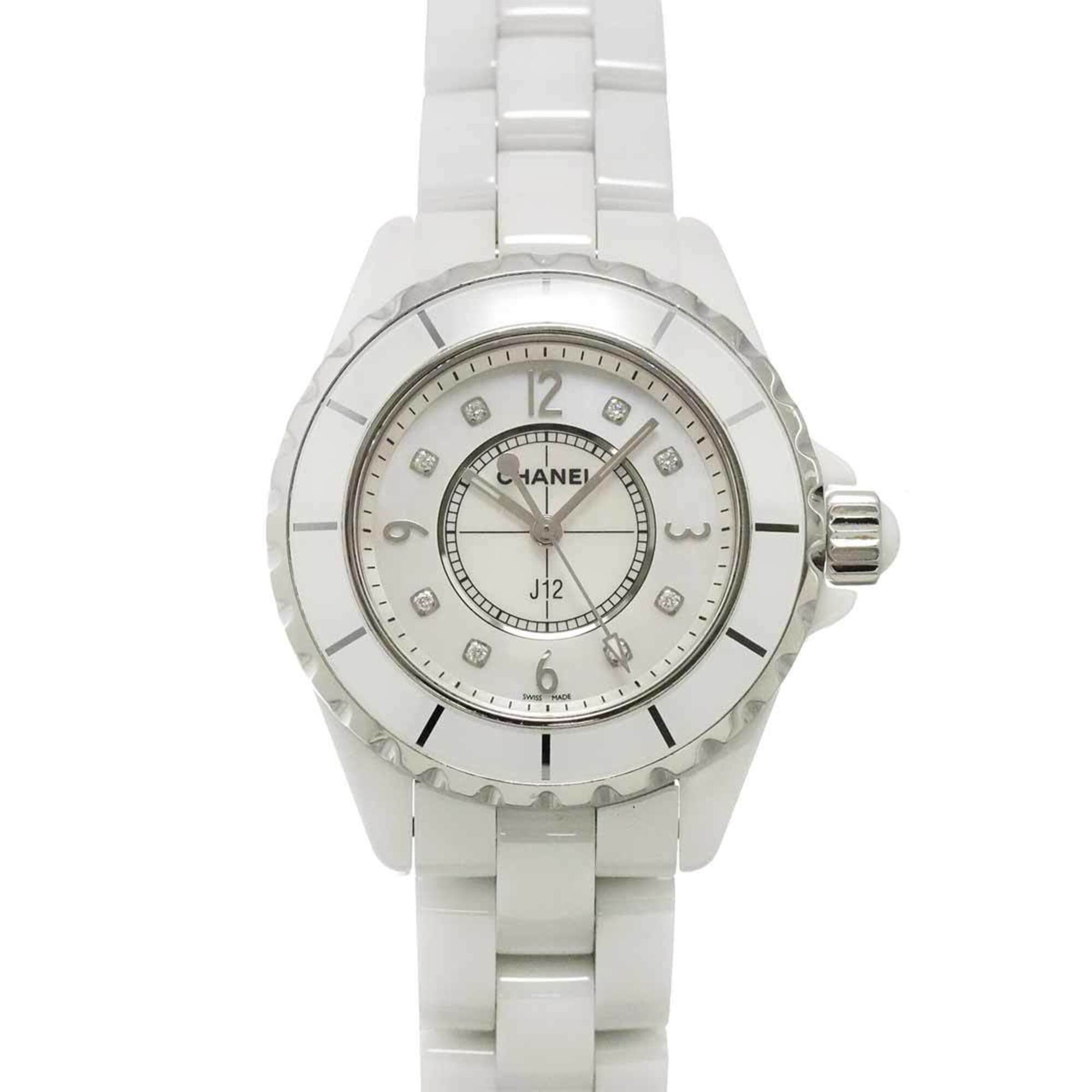 Chanel J12 33mm H2422 White shell Dial 34mm Watch