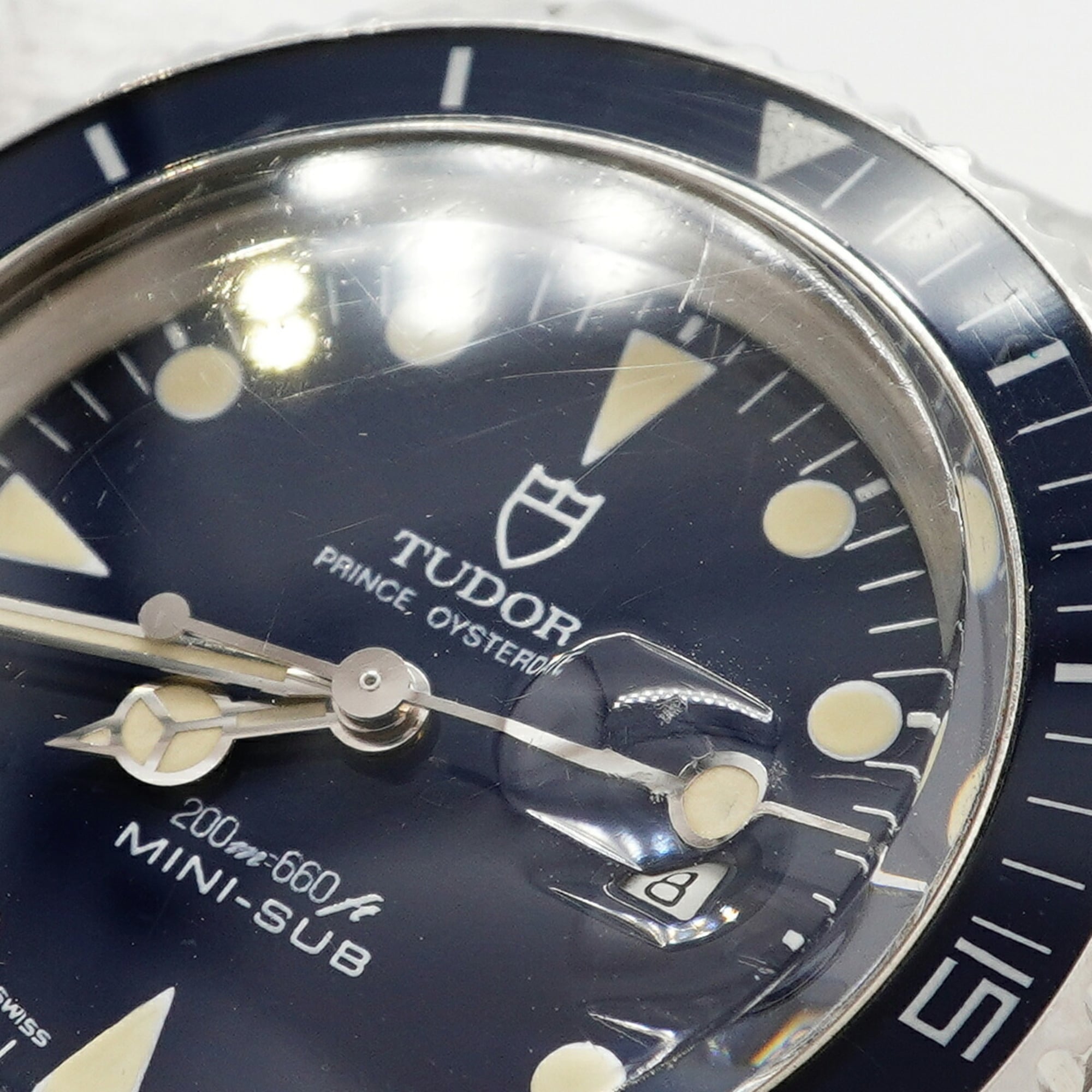 Tudor Prince Oysterdate 73090 Blue Dial 32mm Watch