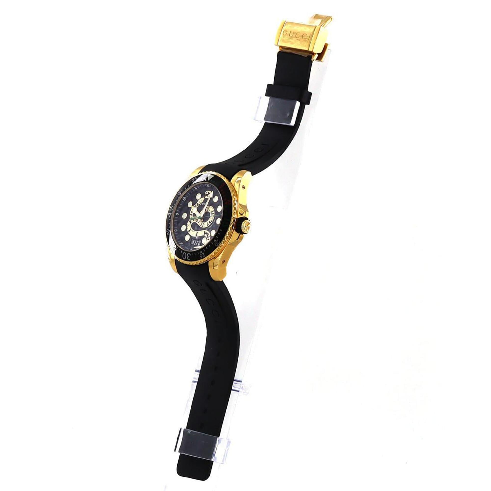 Gucci Dive GP 136.2/YA136219 Black Dial 45mm Watch