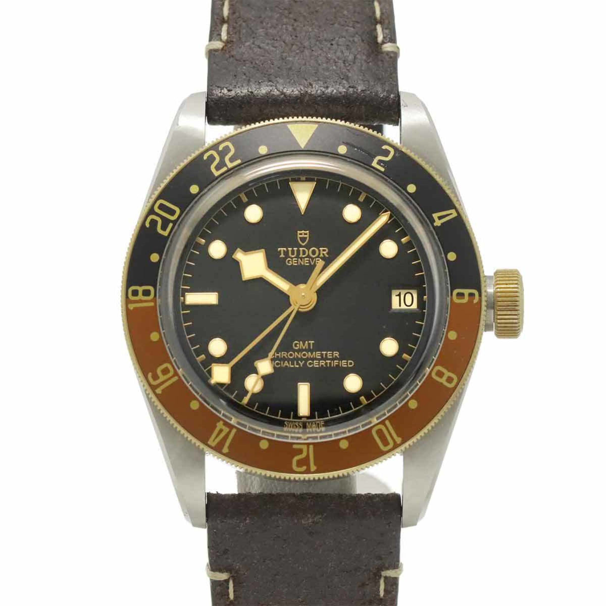 Tudor Black Bay GMT S&G 79833MN Black Dial 41mm Watch