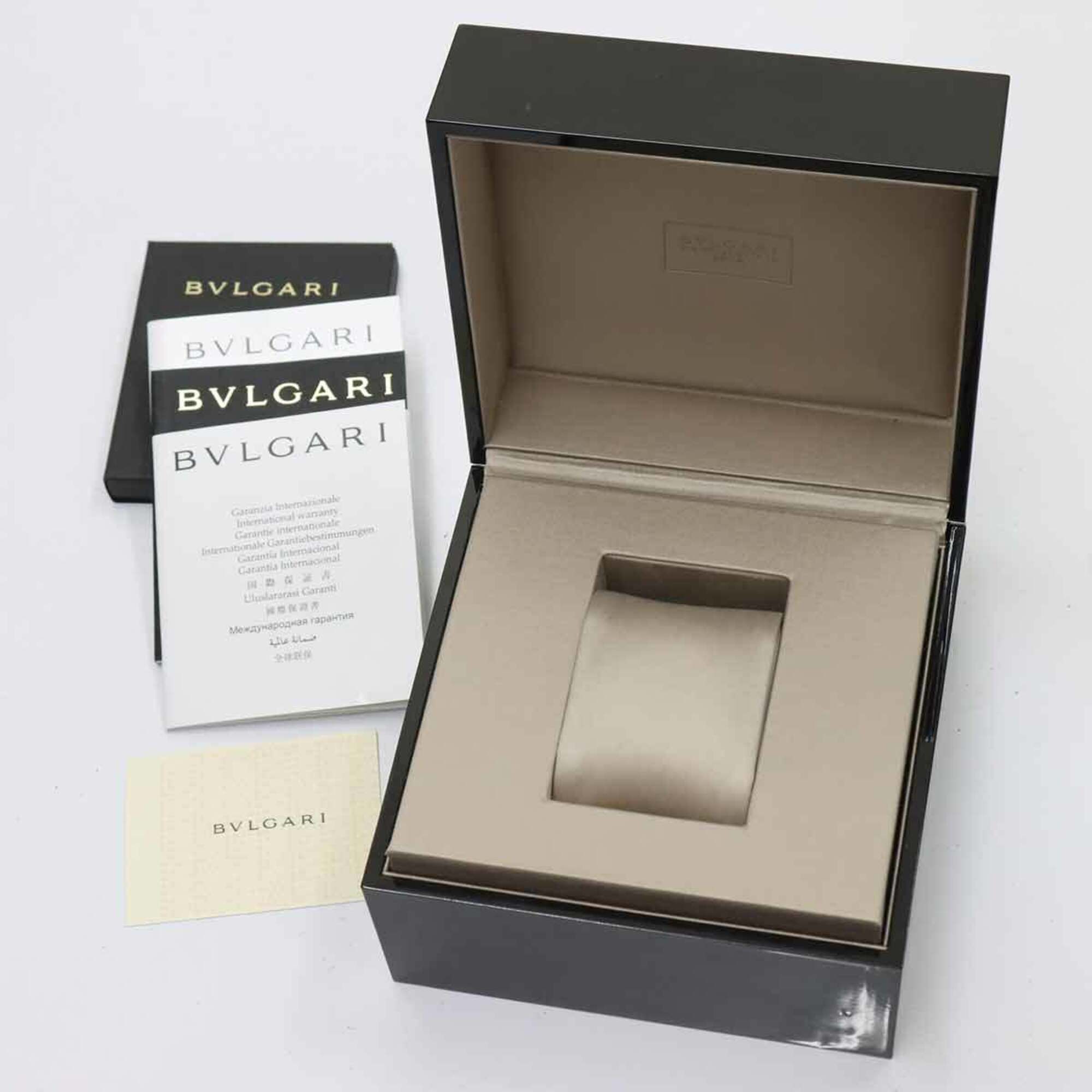 Bulgari Tubogas BBLP262TG Black Dial 26mm Watch