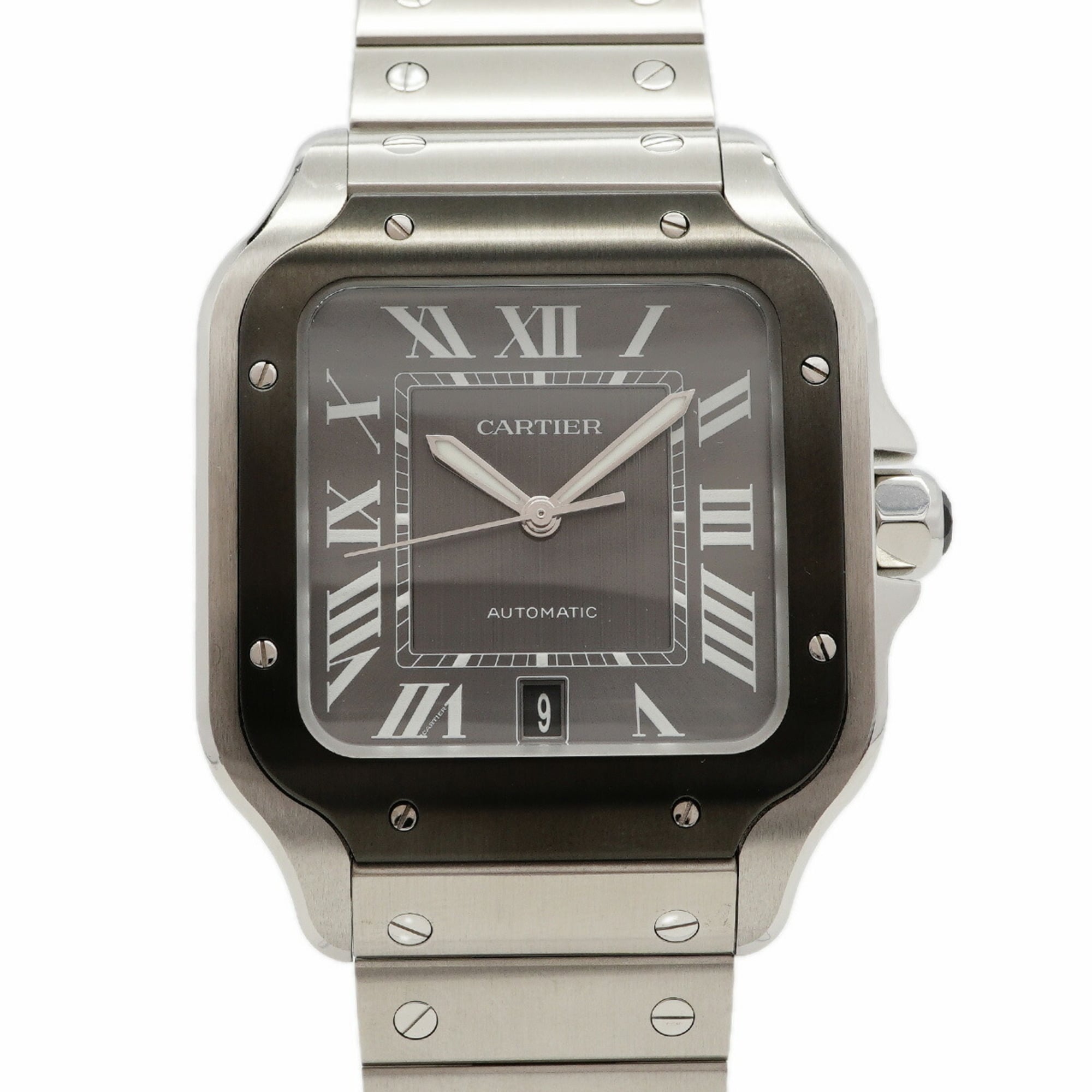 Cartier Santos LM WSSA0037 Gray Dial Men's Watch