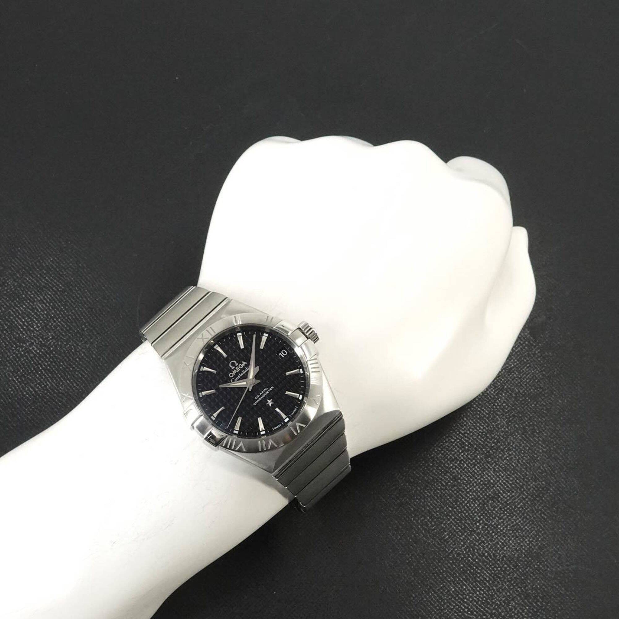Omega Constellation Co-Axial 123 10 38 21 01 002 Date Black Automatic Self-