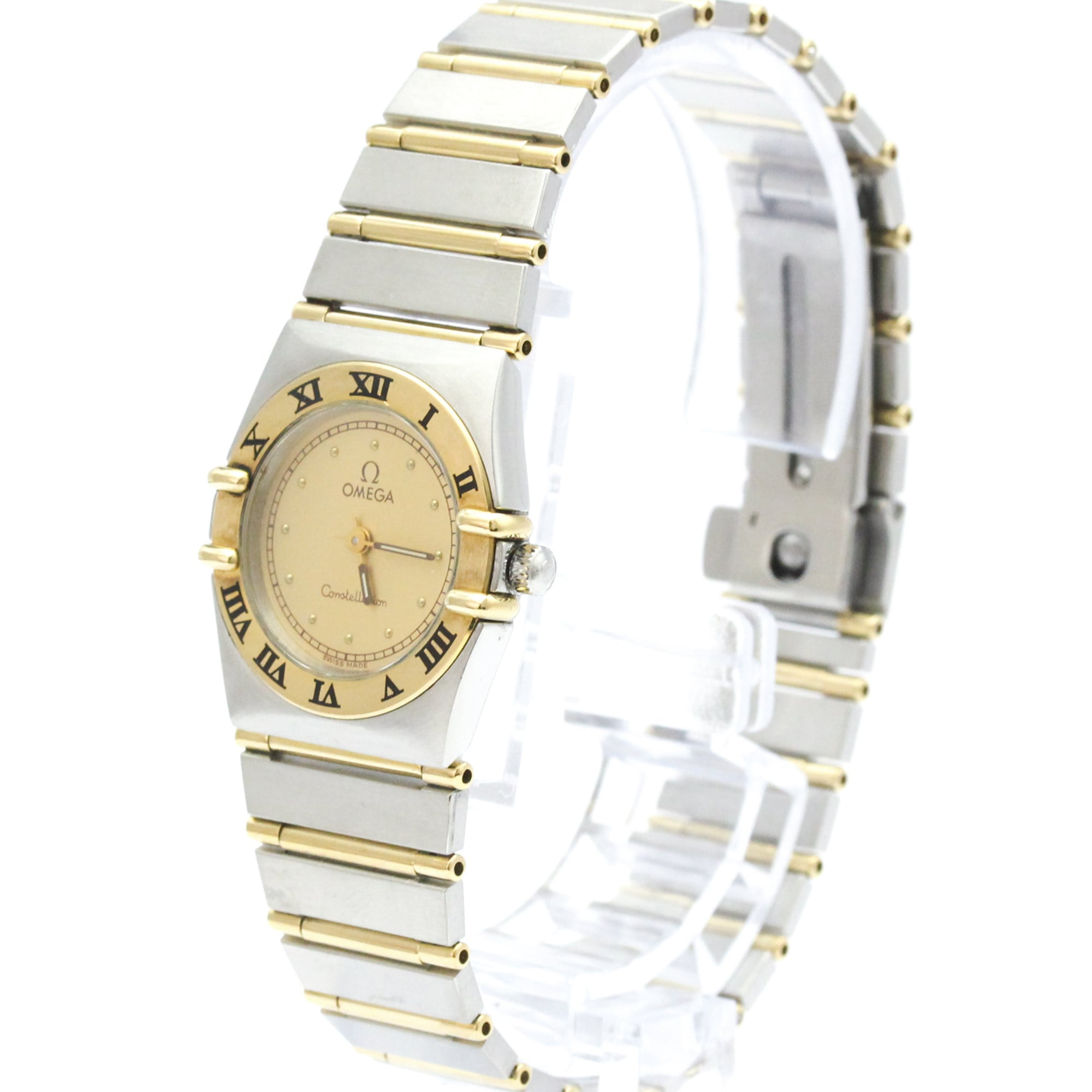 OMEGA Constellation 18K Gold Steel Ladies 795.1080