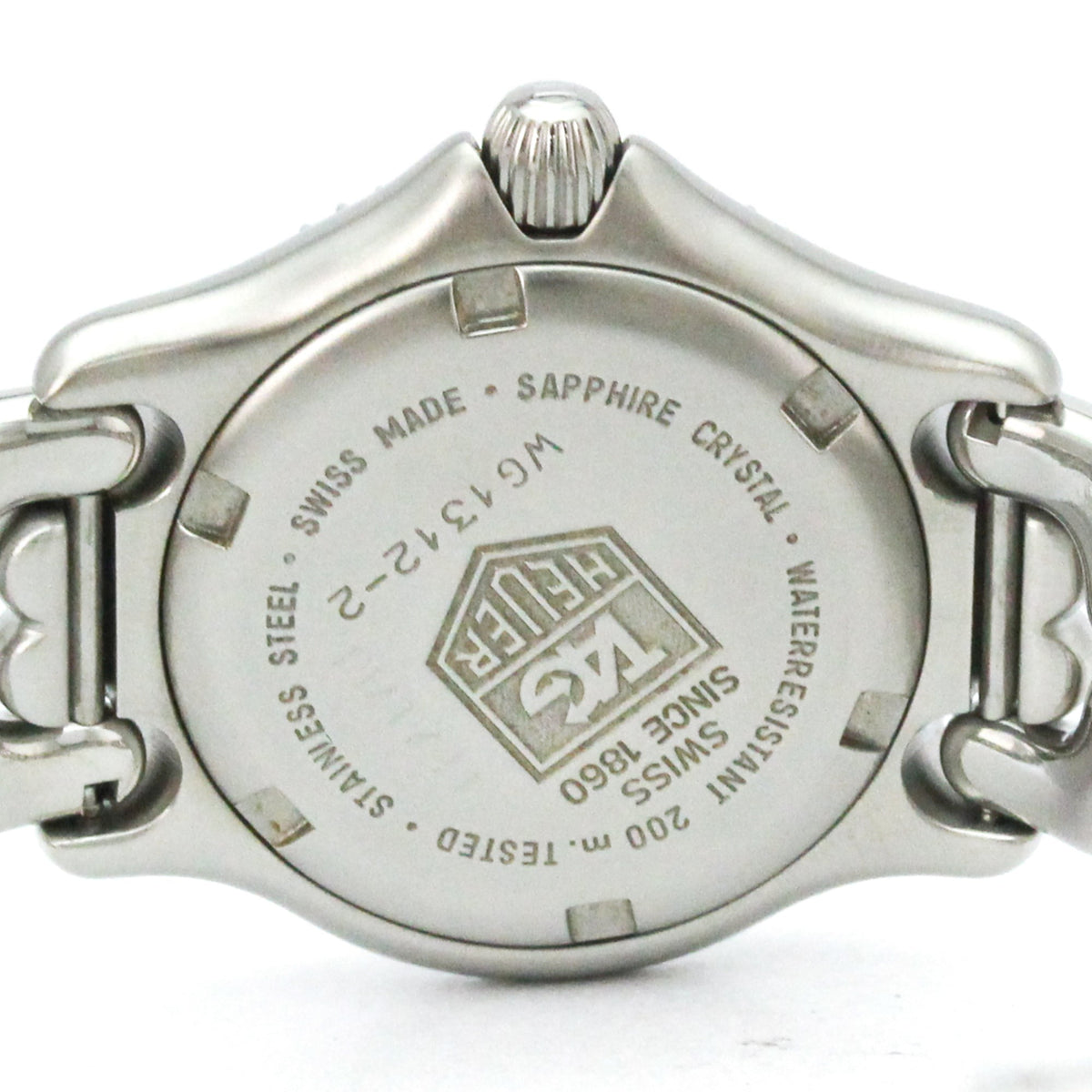 TAG Heuer Sel WG1312 horloge met witte wijzerplaat, 28 mm