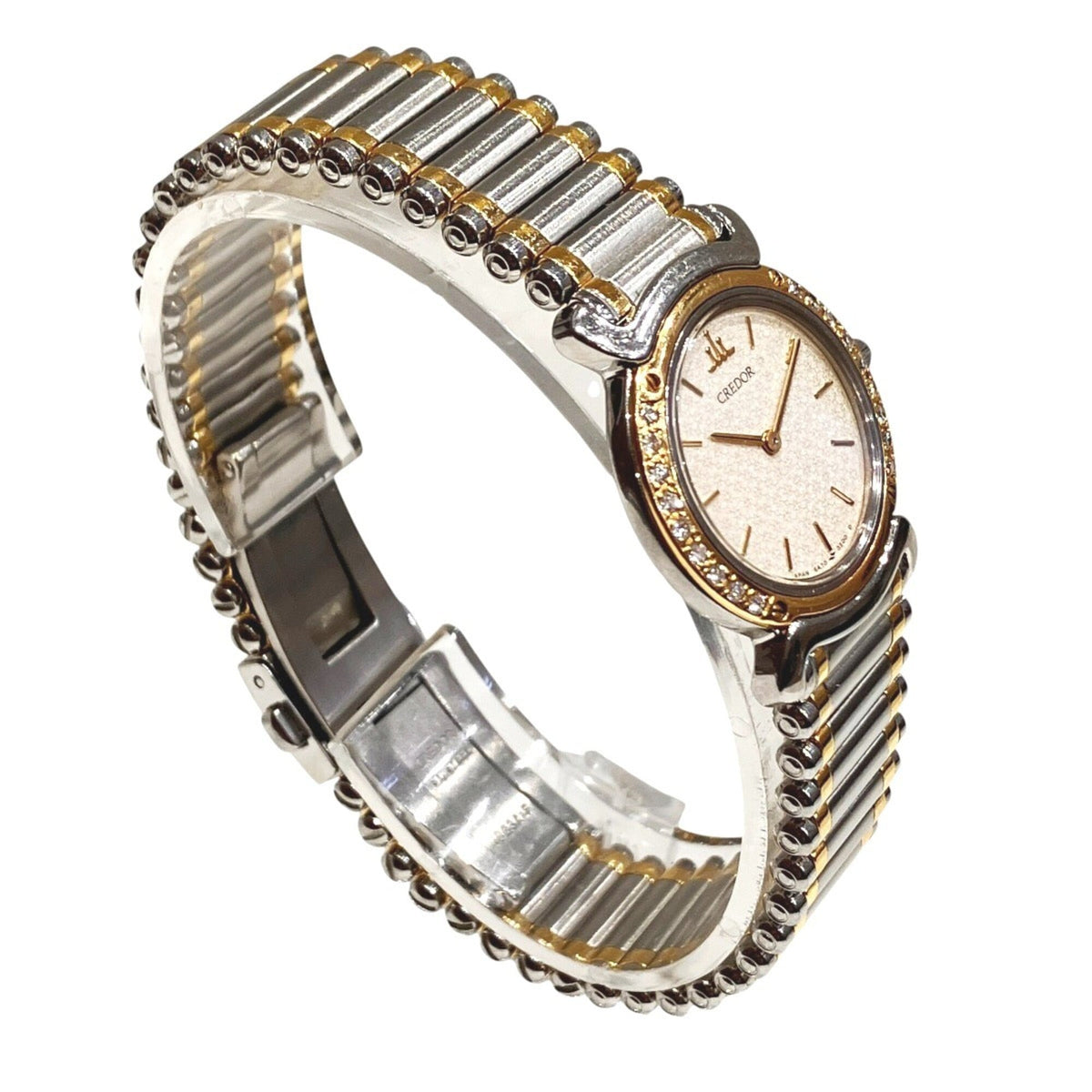 Montre Seiko Credor 5A70-0210 à cadran doré, 23 mm