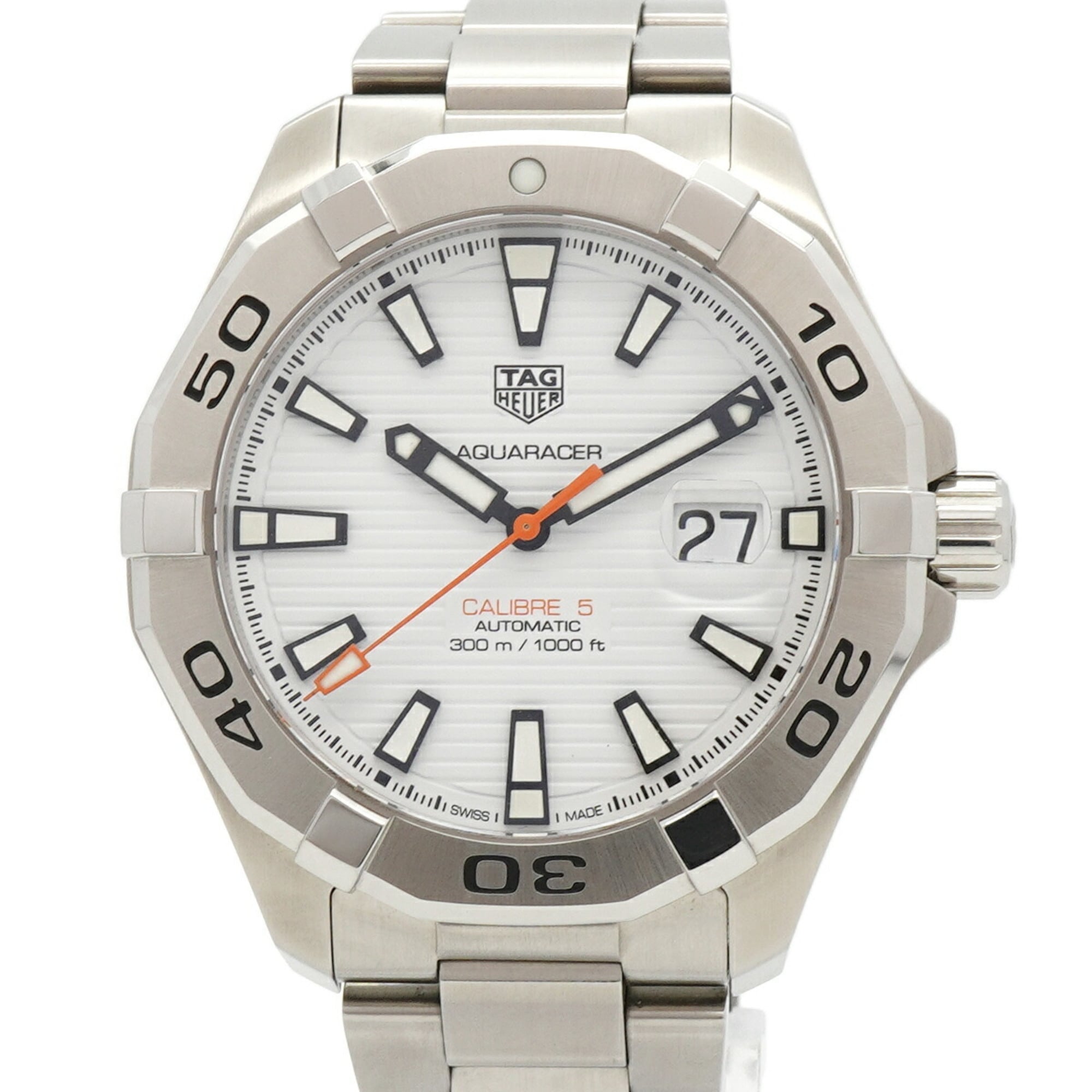 TAG Heuer Aquaracer WAY2013 White Dial Men's Watch