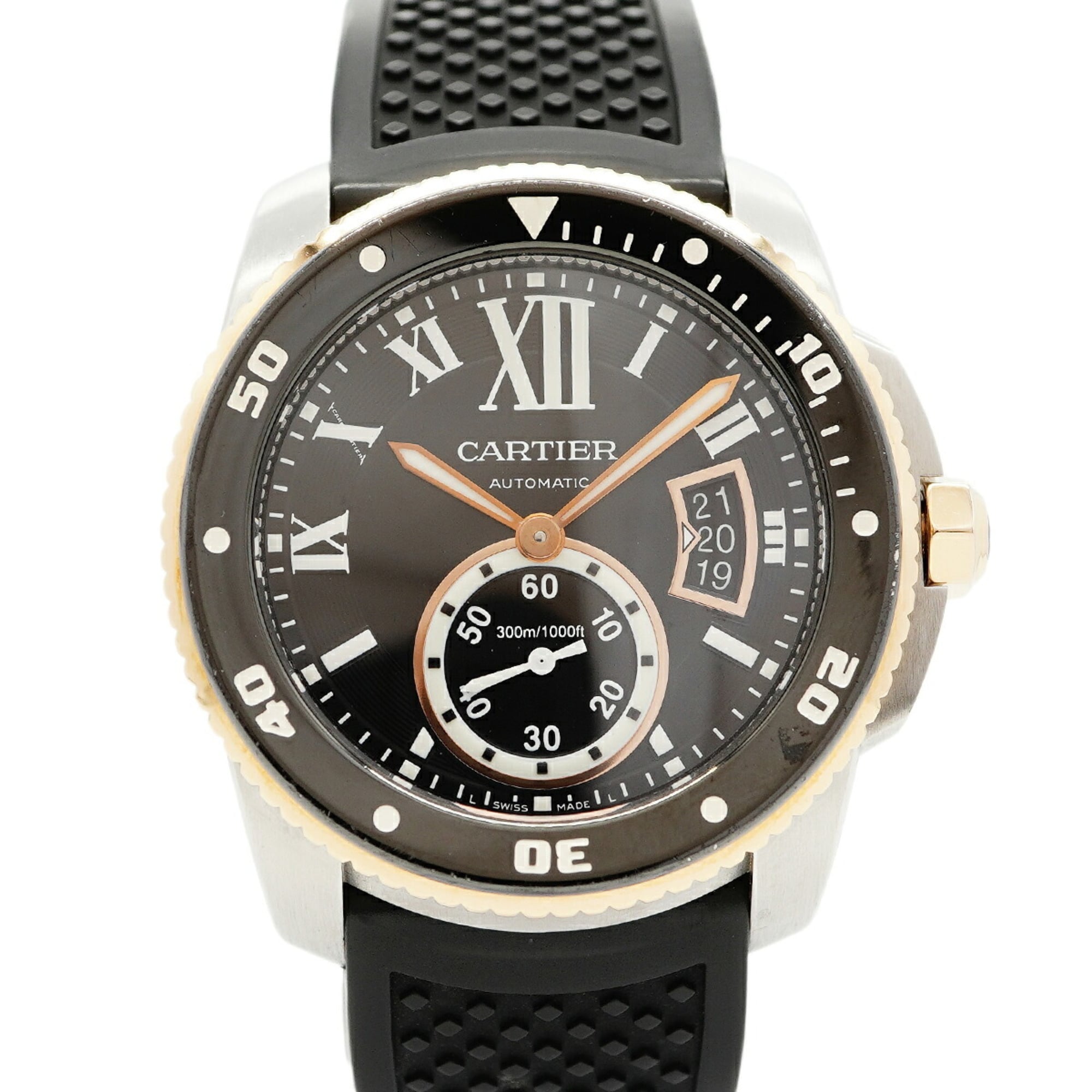 Cartier Calibre Diver W7100055 Black Dial