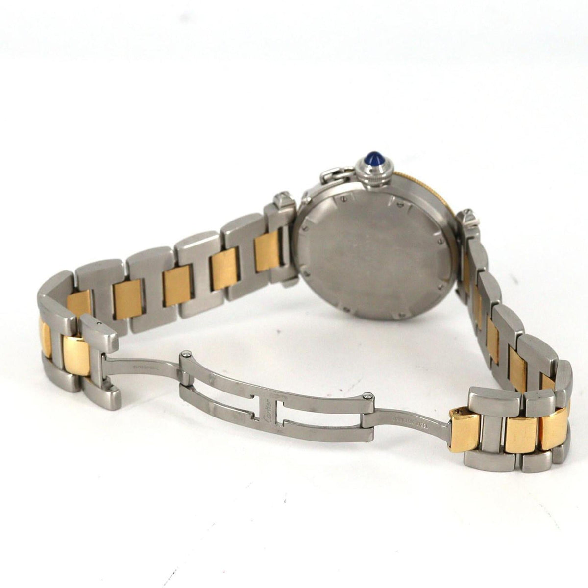 Montre Cartier Pasha de Bronger W31016N1, cadran gris, 35 mm