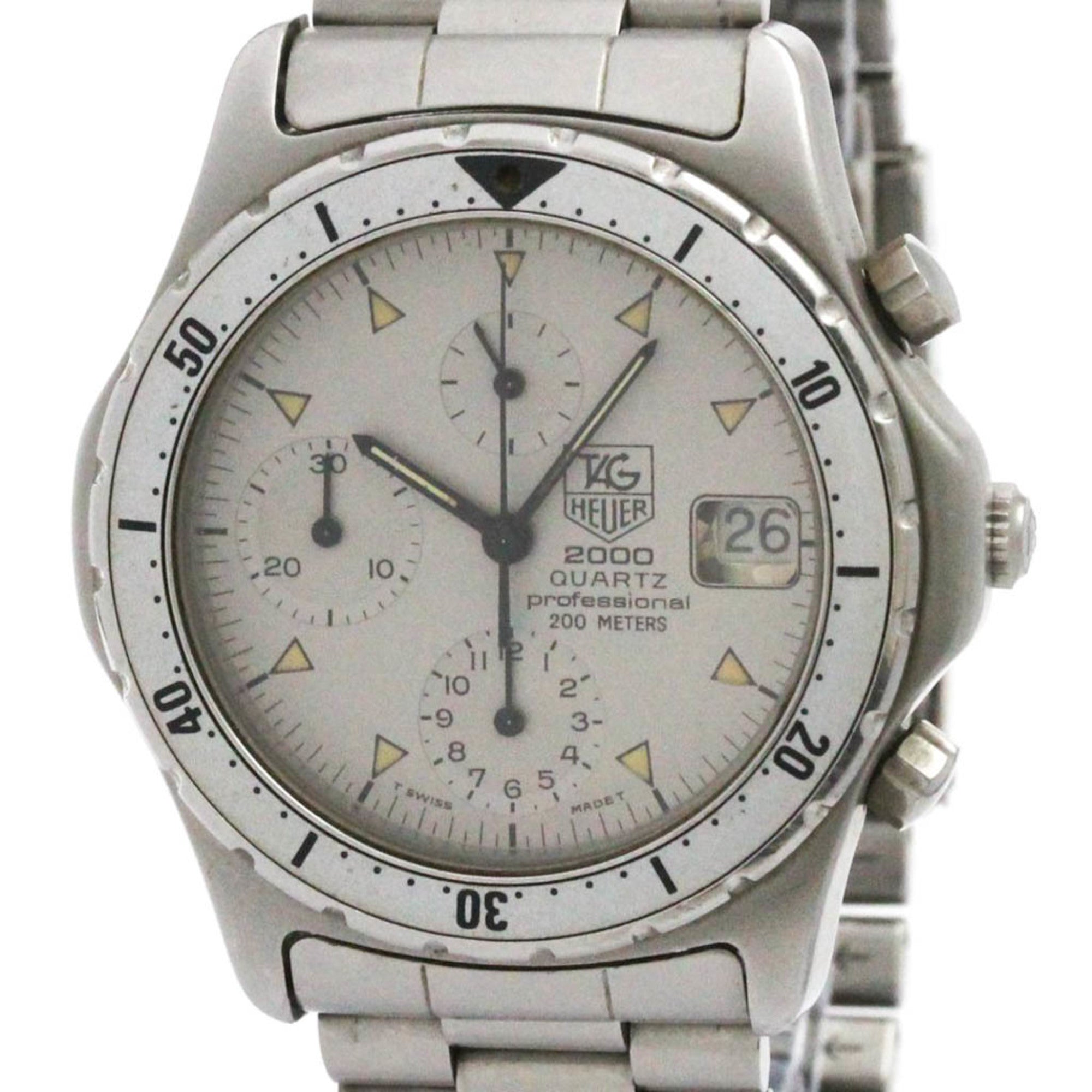 TAG HEUER Chronograph Quartz Stainless Steel Mens Watch 272.006